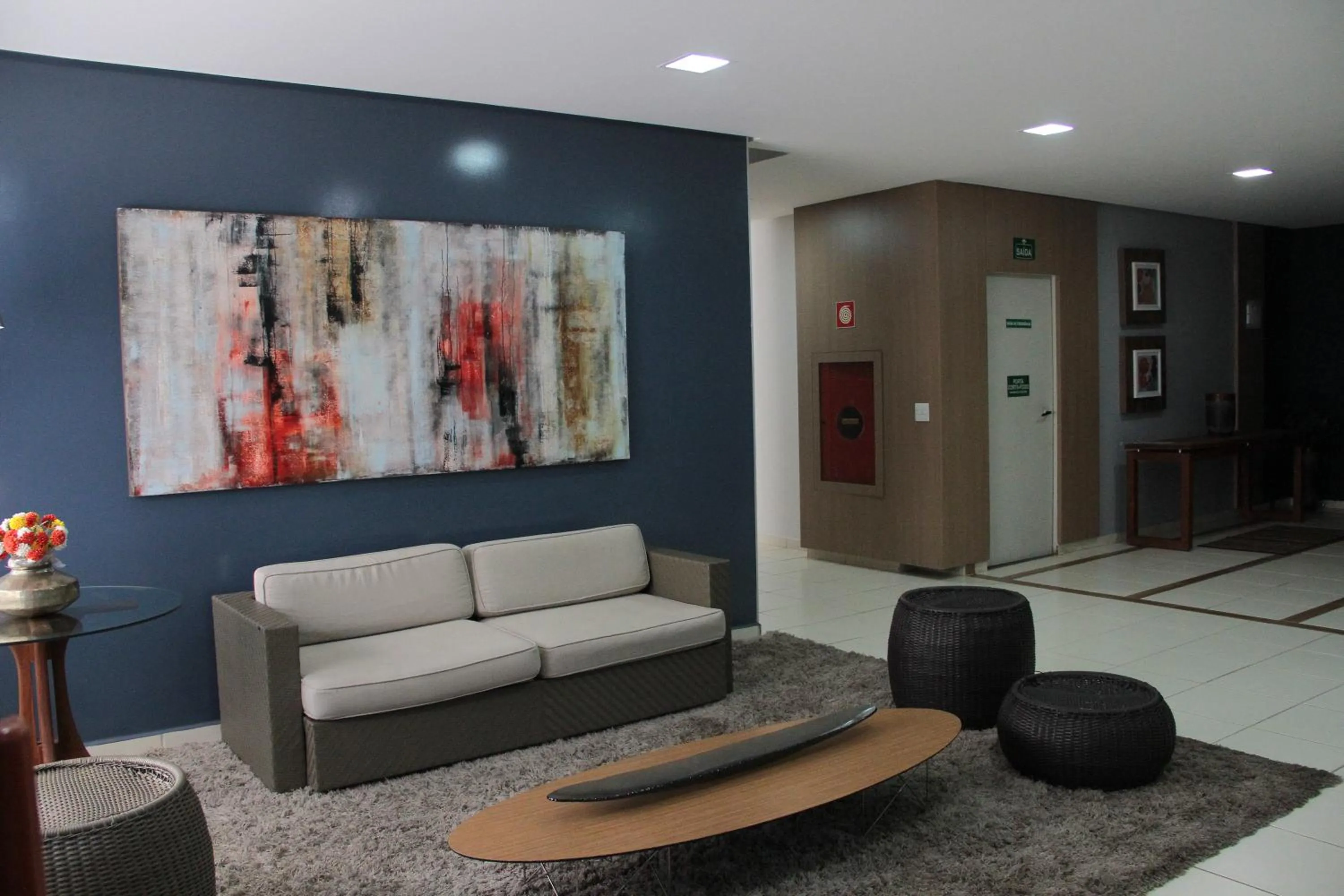 Living room in Veredas do Rio Quente Flat