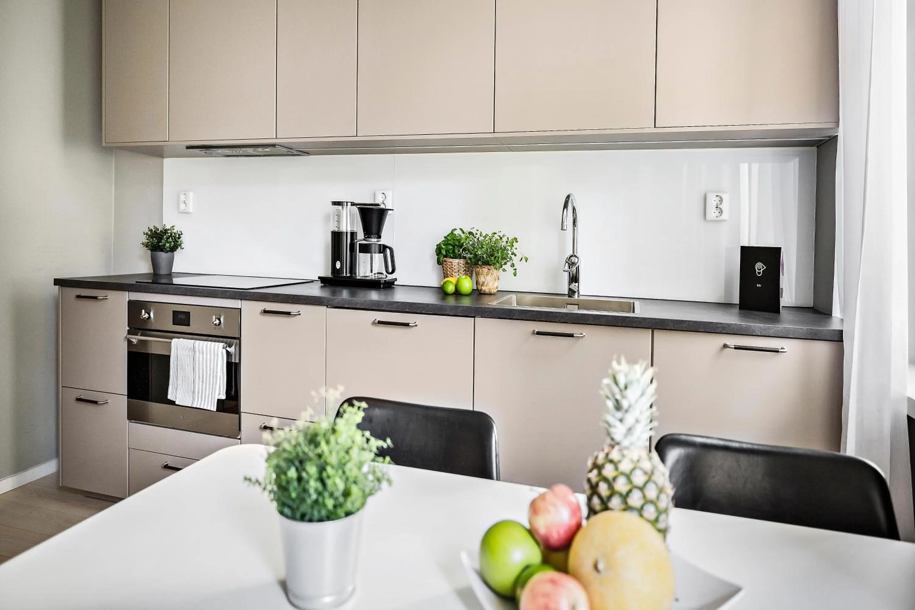 Kitchen or kitchenette in Forenom Apartments Stockholm Johannesgatan