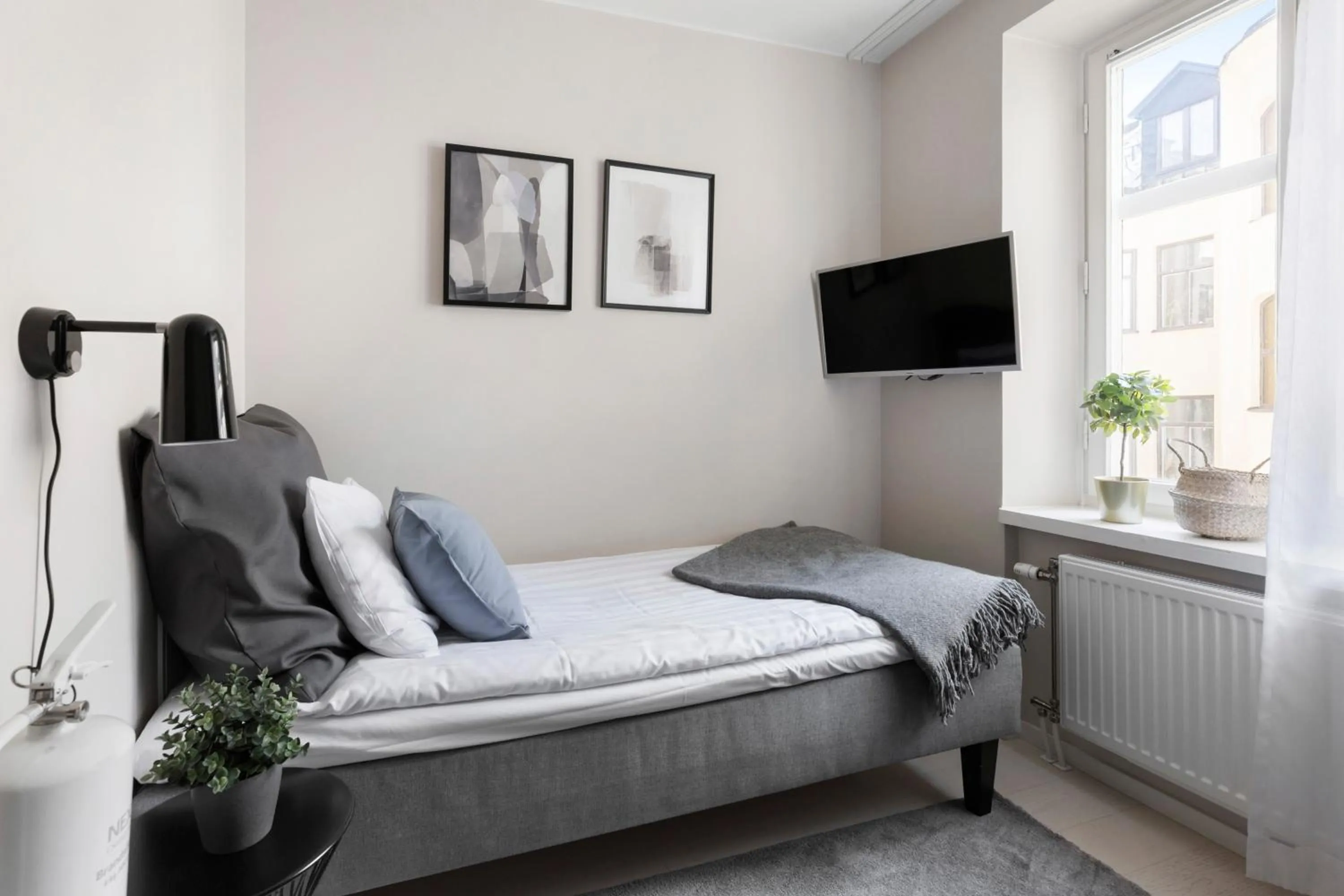 Bed in Forenom Apartments Stockholm Johannesgatan