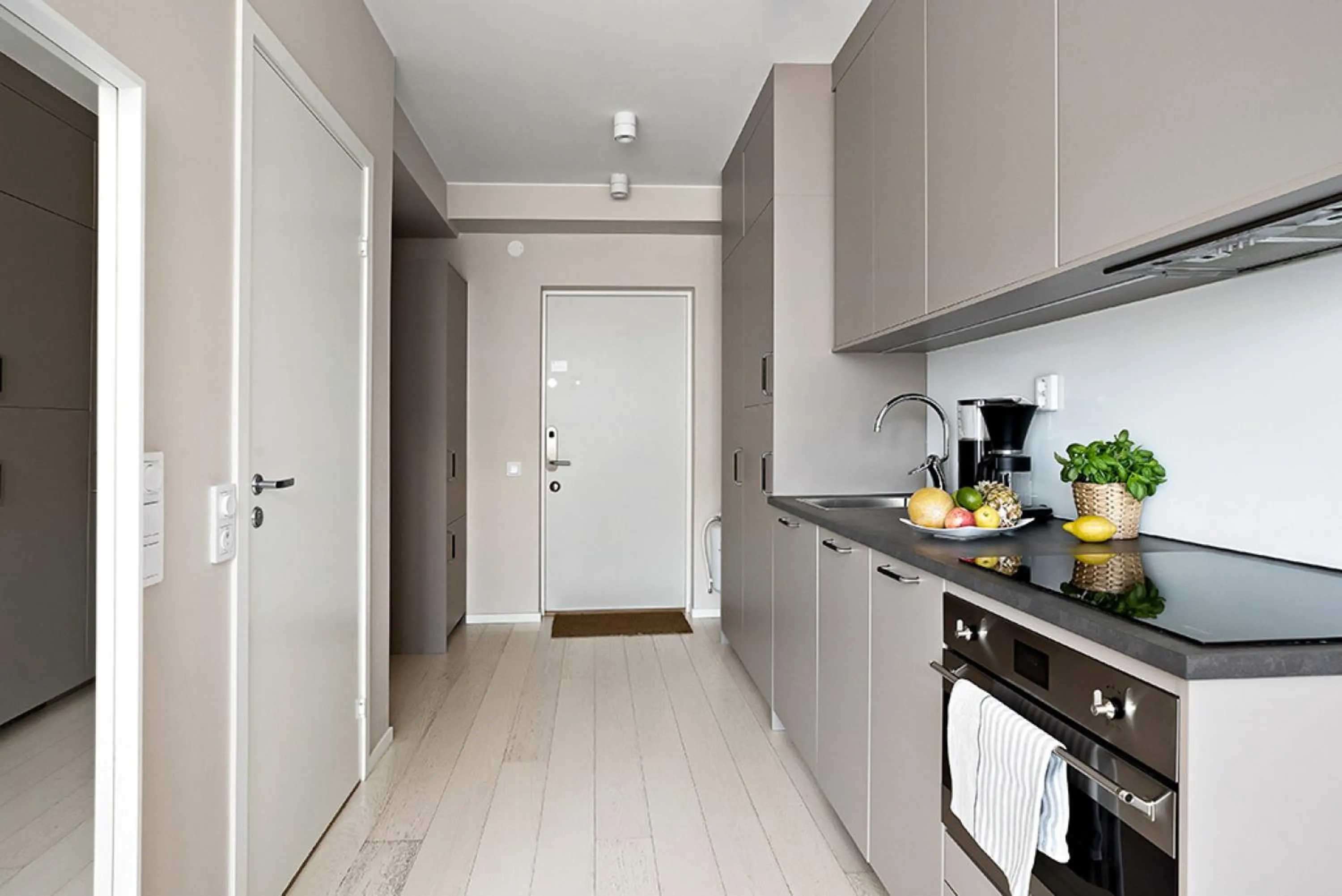 Kitchen or kitchenette in Forenom Apartments Stockholm Johannesgatan