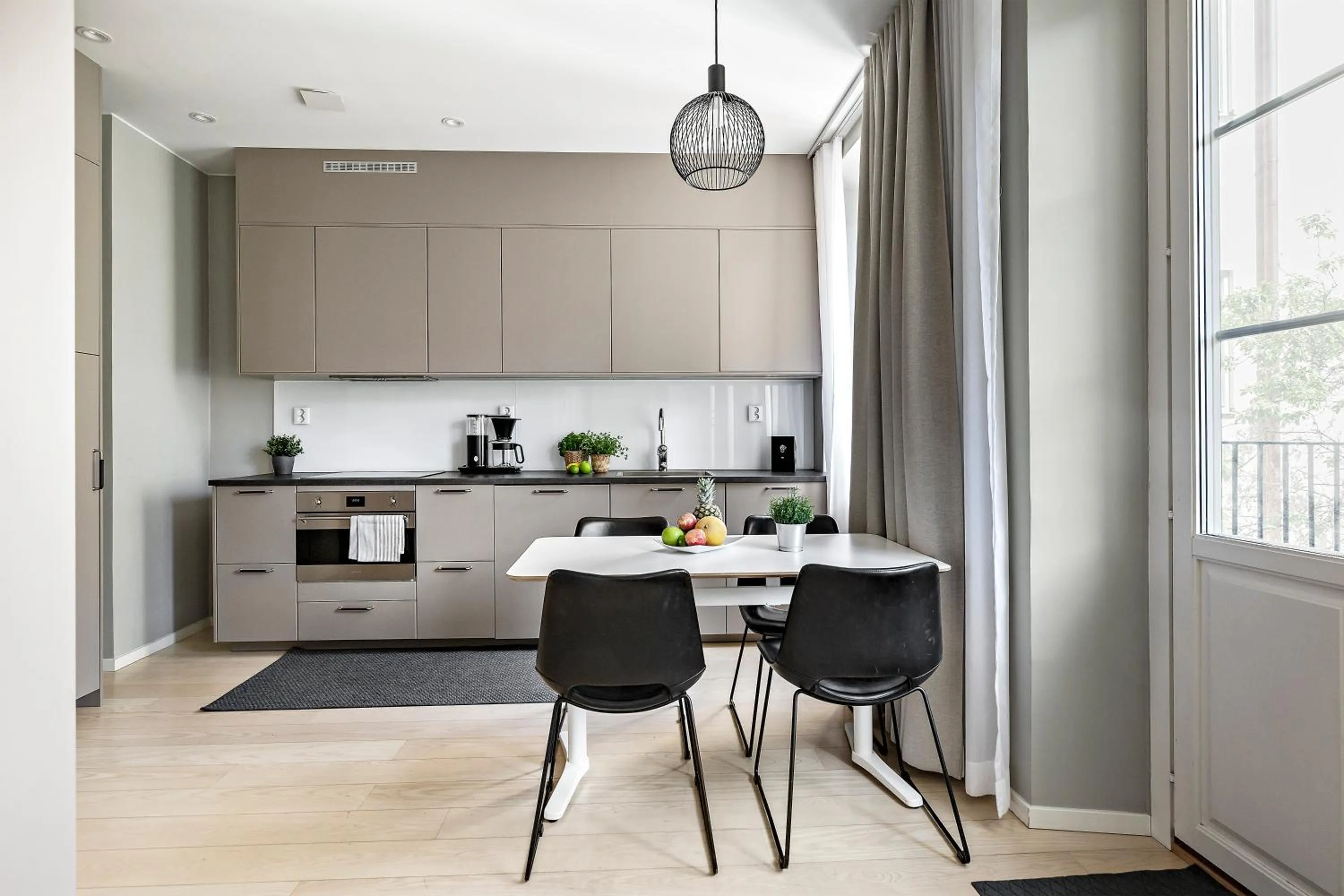 Kitchen or kitchenette in Forenom Apartments Stockholm Johannesgatan