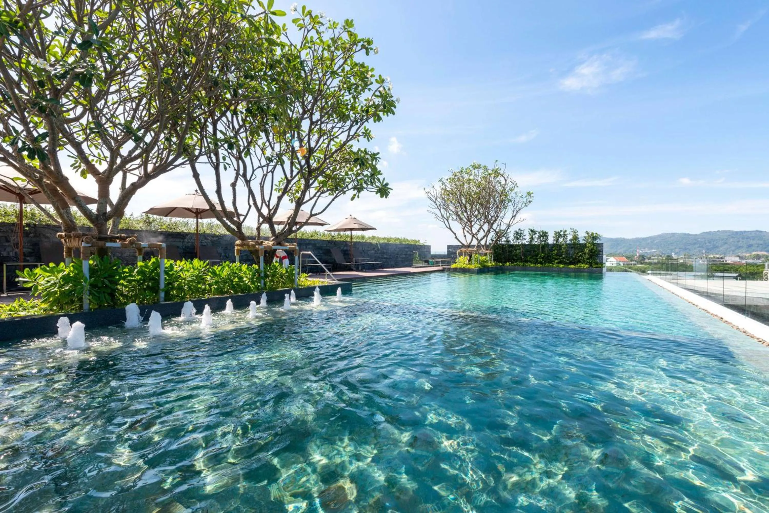 Pool view in Ramada Plaza by Wyndham Chao Fah Phuket