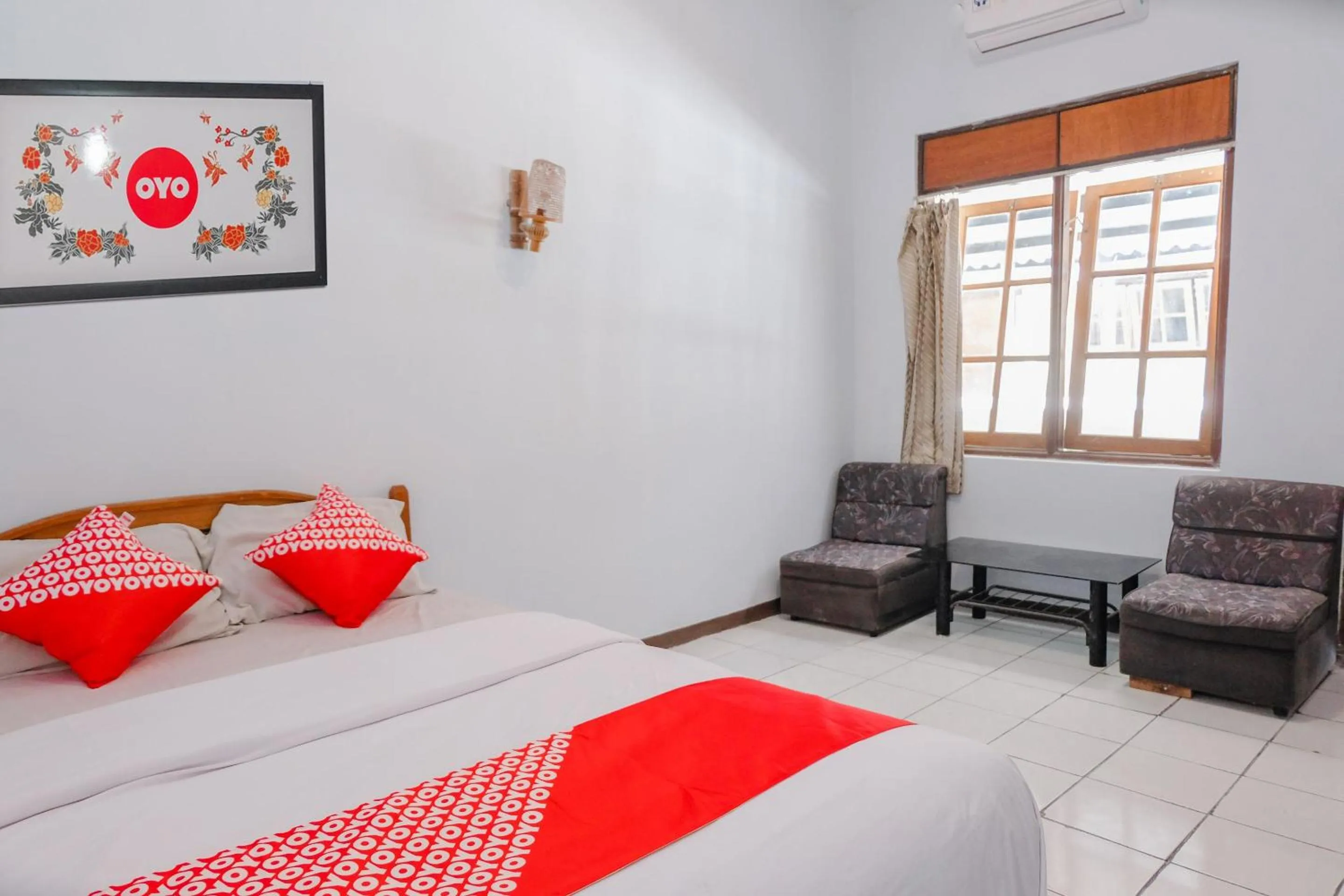 Bedroom, Bed in Hotel O Arjosari Near Plaza Araya Formerly Hotel Nugraha