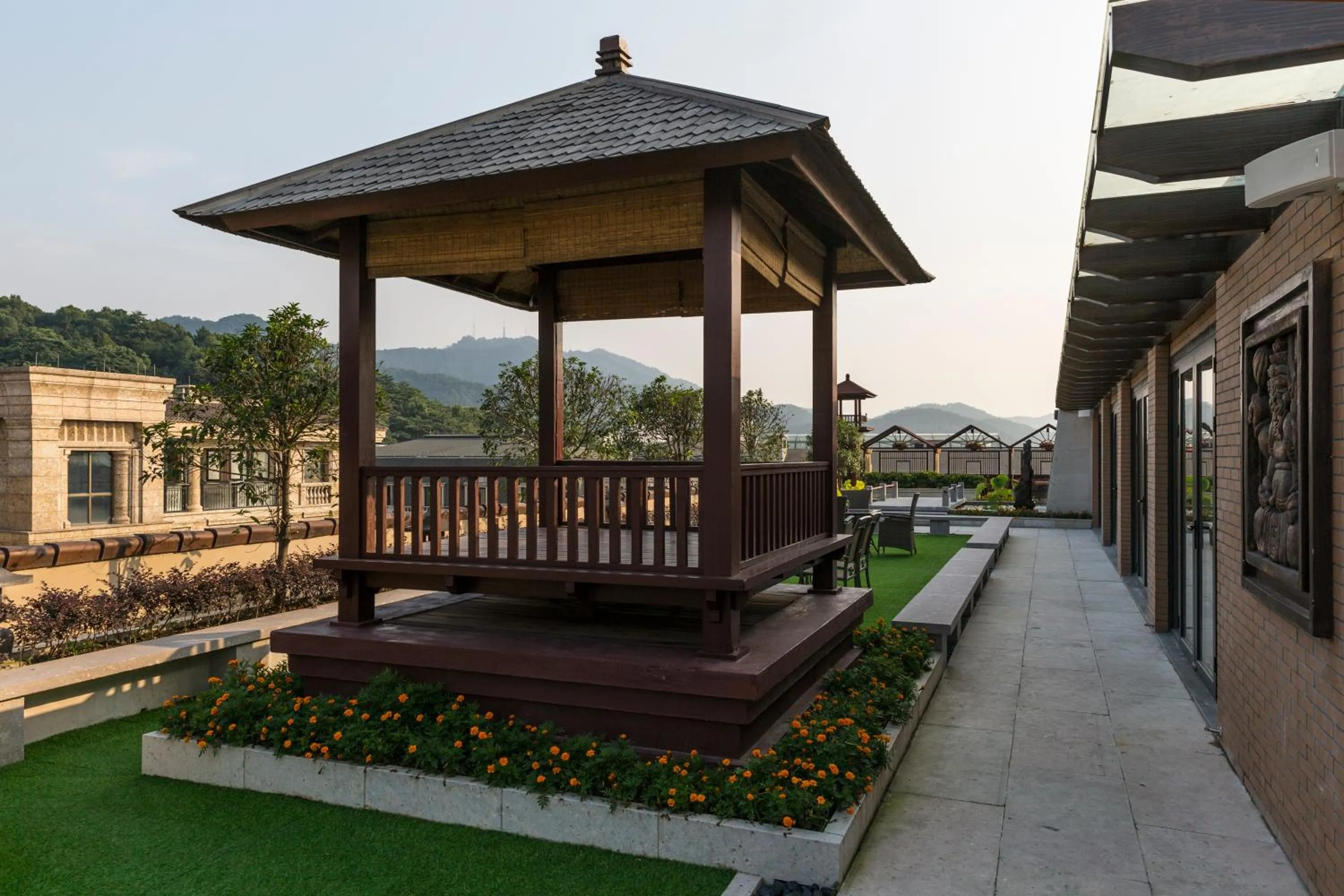 Balcony/Terrace in SSAW Boutique Hotel Hangzhou Xixi Park