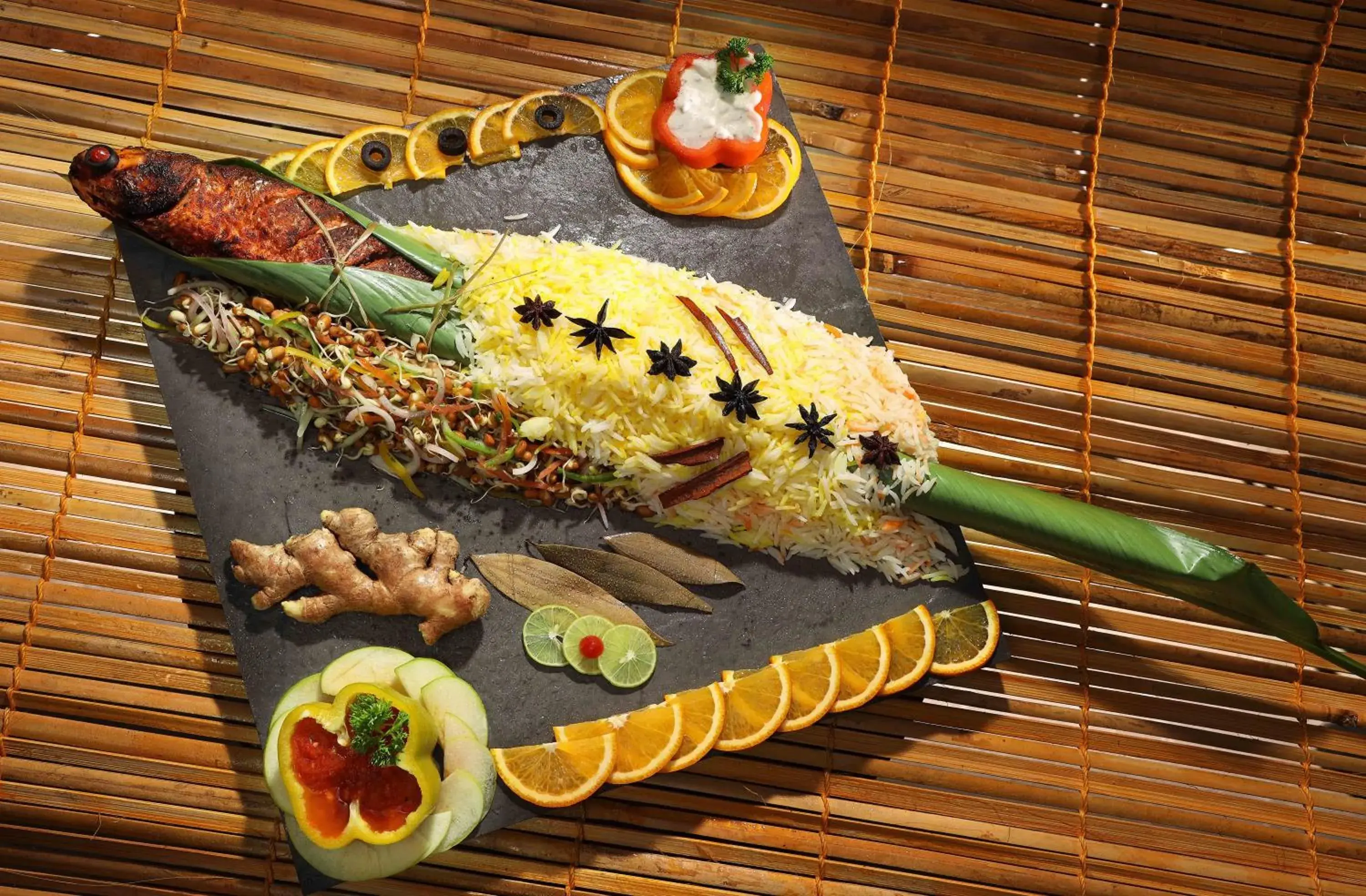 Food close-up in Uday Backwater Resort Food close-up in Uday Backwater Resort