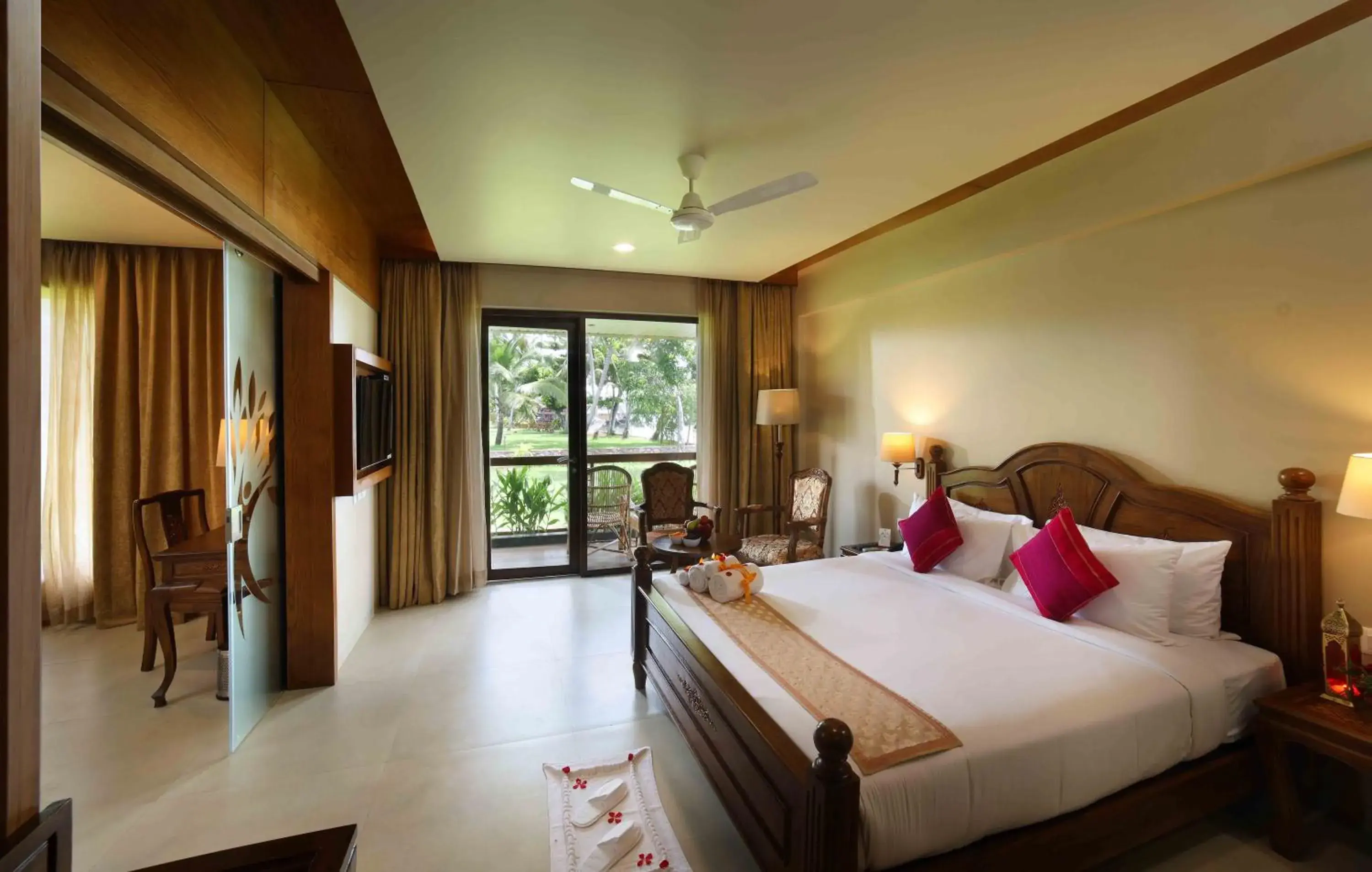 Bed in Uday Backwater Resort Bed in Uday Backwater Resort