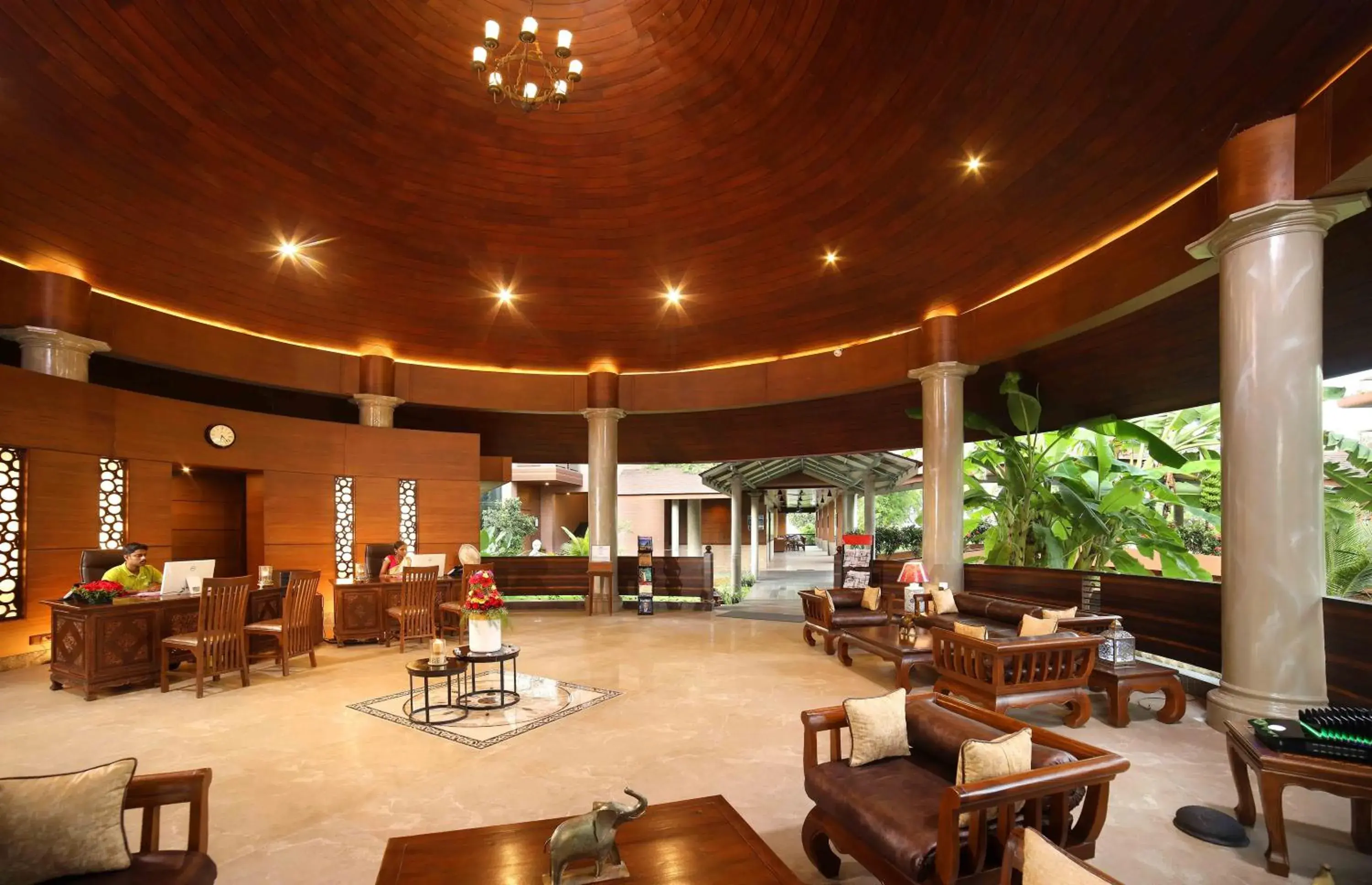 Lobby or reception in Uday Backwater Resort Lobby or reception in Uday Backwater Resort