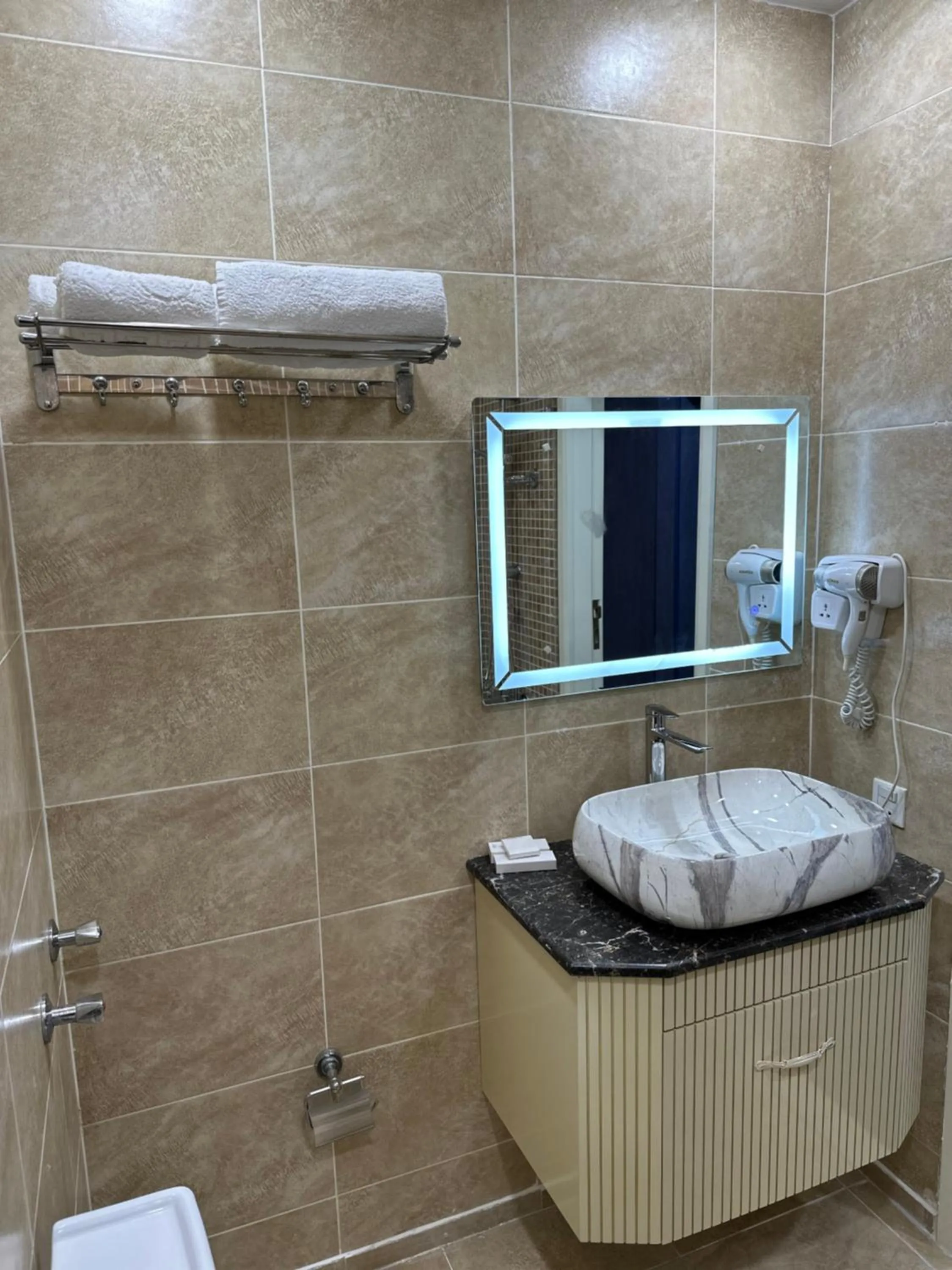 Bathroom in Amber Hotel