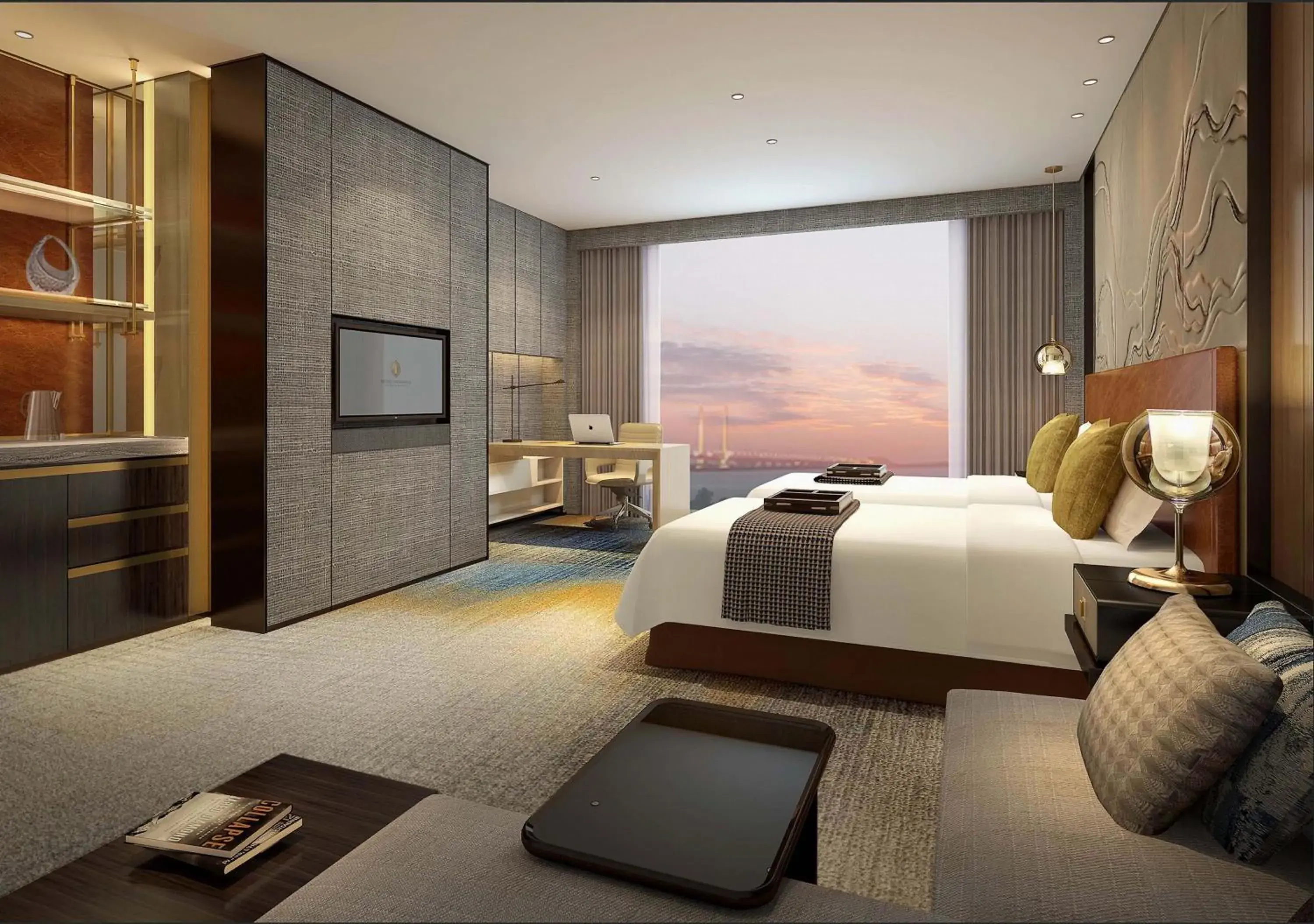 Photo of the whole room, Bed in InterContinental Zhuhai by IHG Photo of the whole room, Bed in InterContinental Zhuhai by IHG