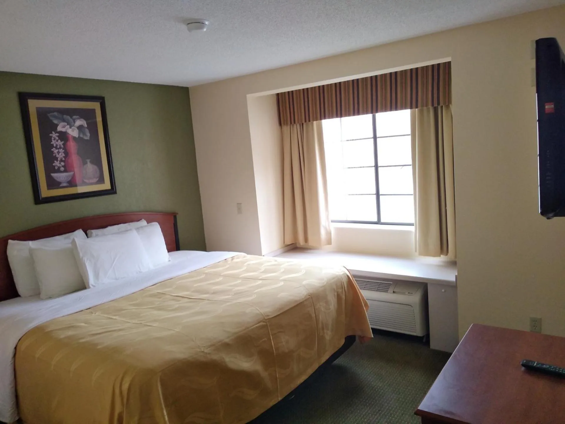 TV and multimedia, Bed in Quality Inn & Suites Prestonsburg next to Mountain Arts Center