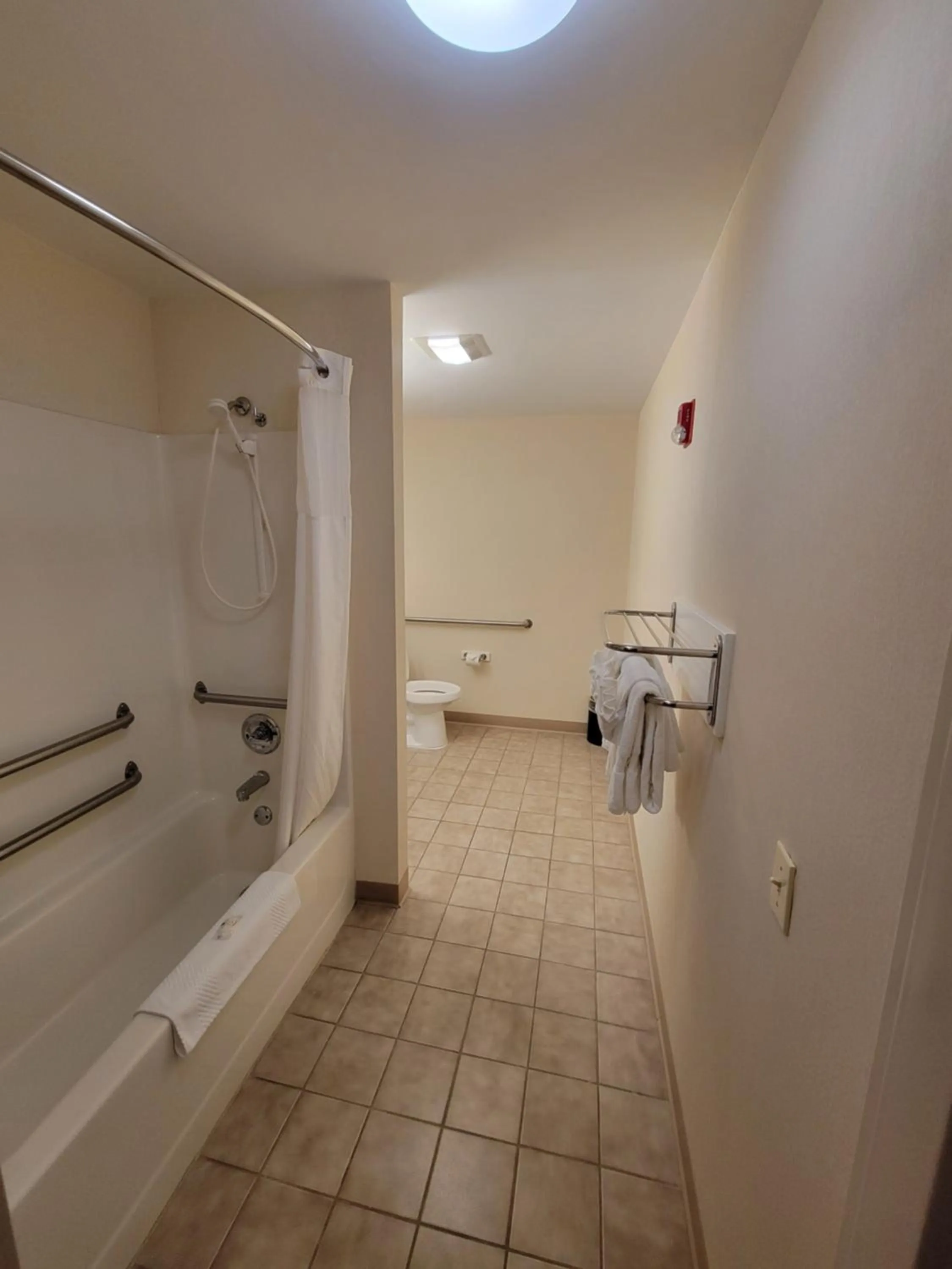 Bathroom in Quality Inn & Suites Prestonsburg next to Mountain Arts Center
