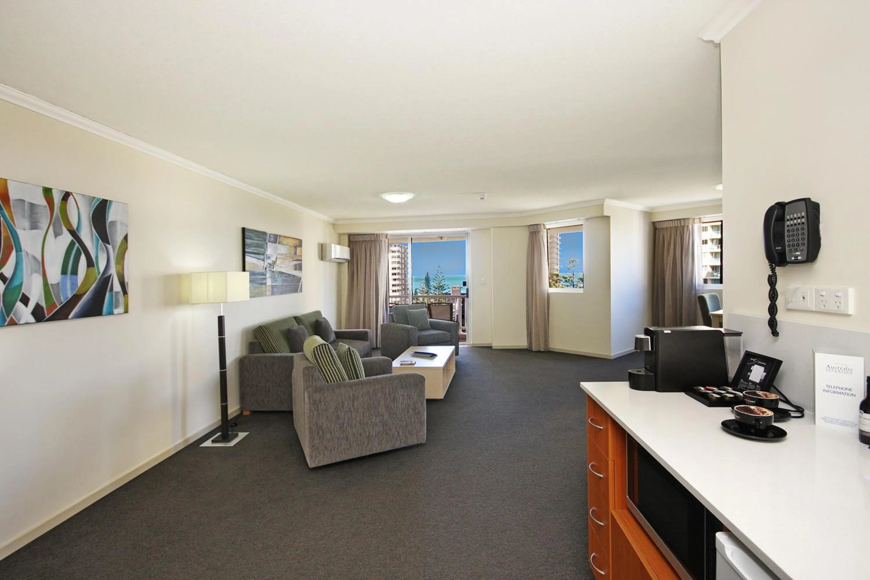 Living room in Sovereign on the Gold Coast