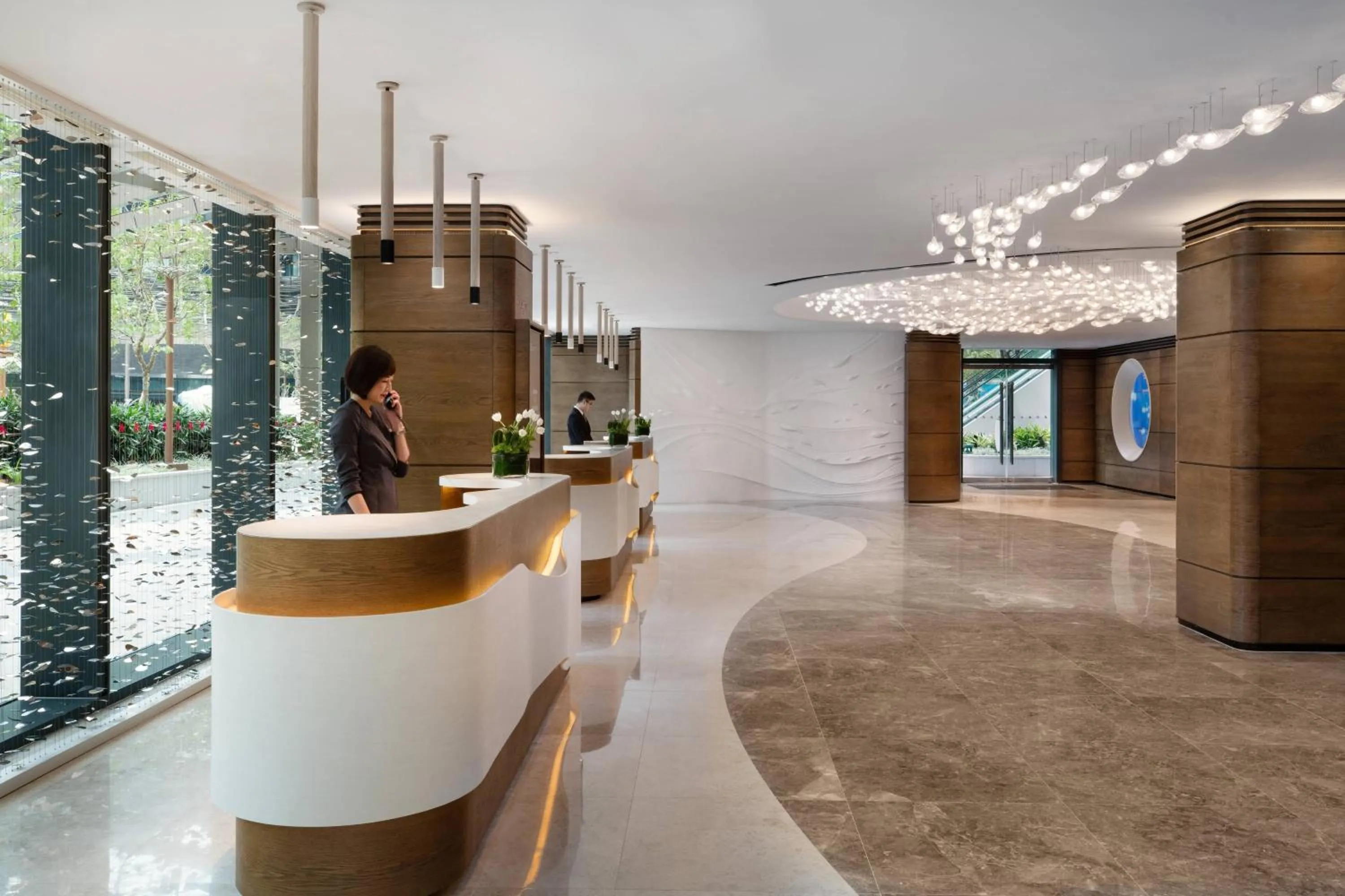 Lobby or reception in Hong Kong Ocean Park Marriott Hotel