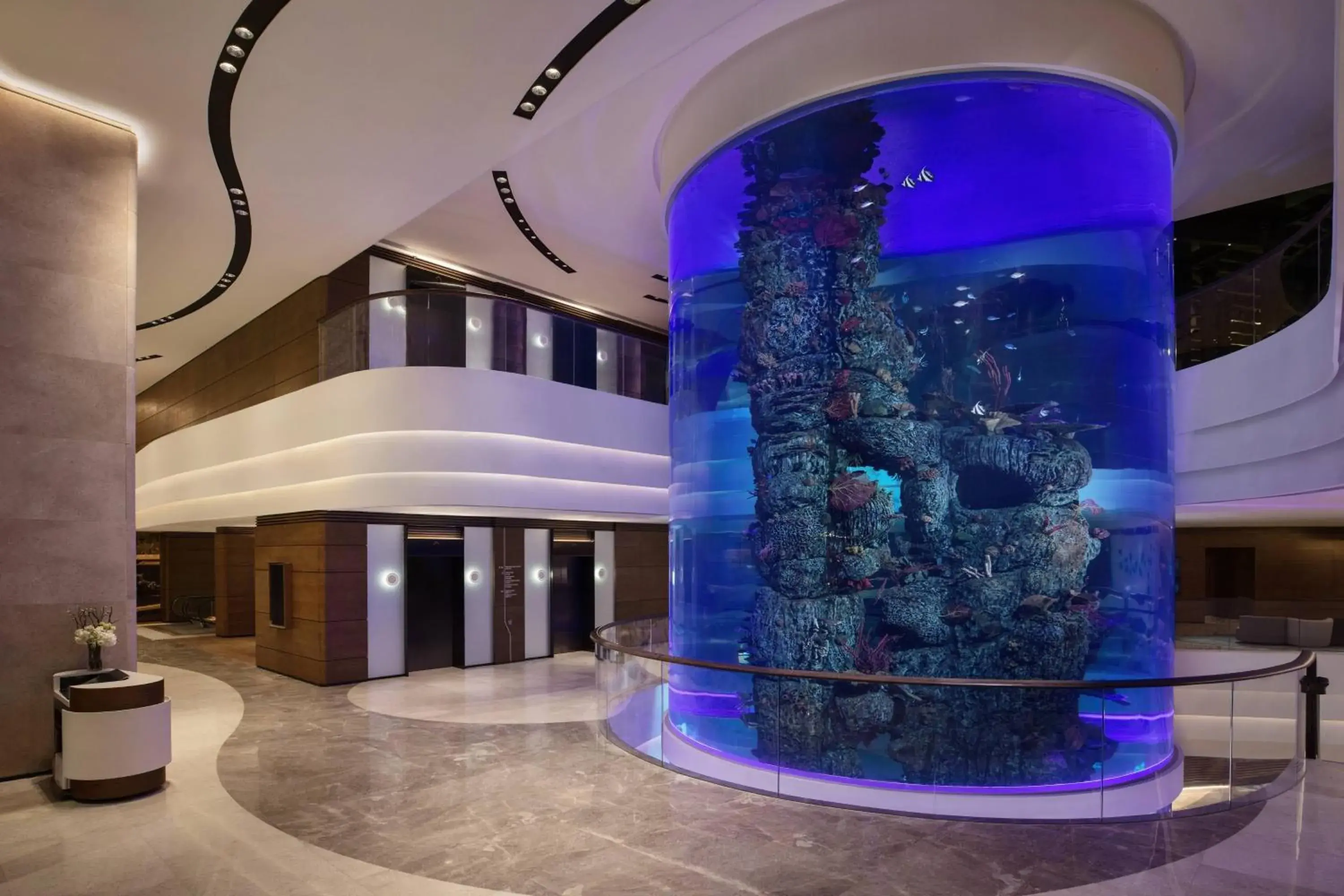 Lobby or reception in Hong Kong Ocean Park Marriott Hotel Lobby or reception in Hong Kong Ocean Park Marriott Hotel