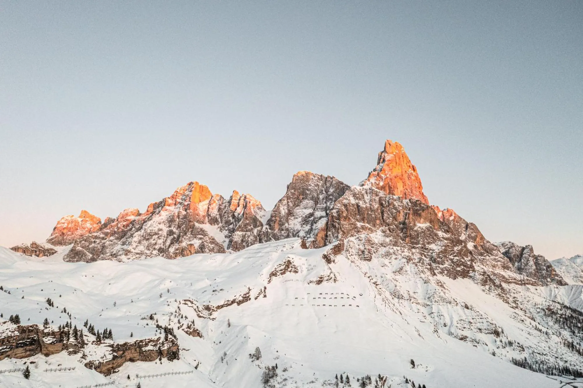 Bird's eye view in Albergo Vezzana