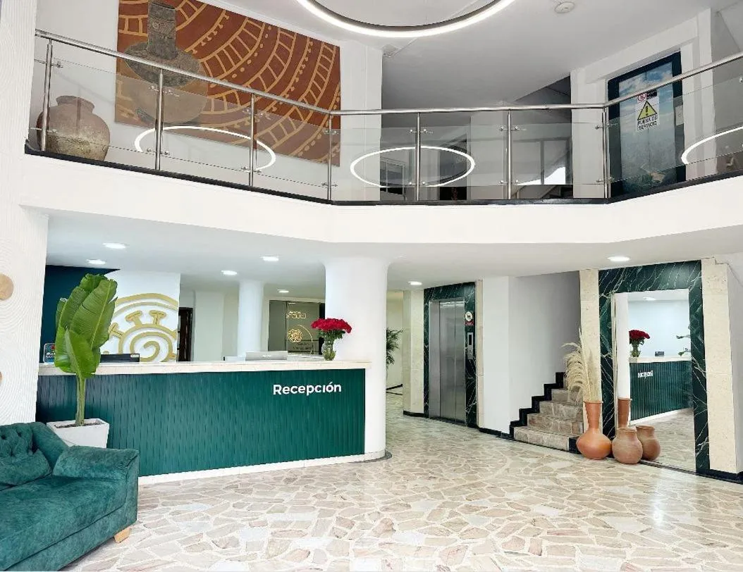 Lobby or reception in Hotel Guane