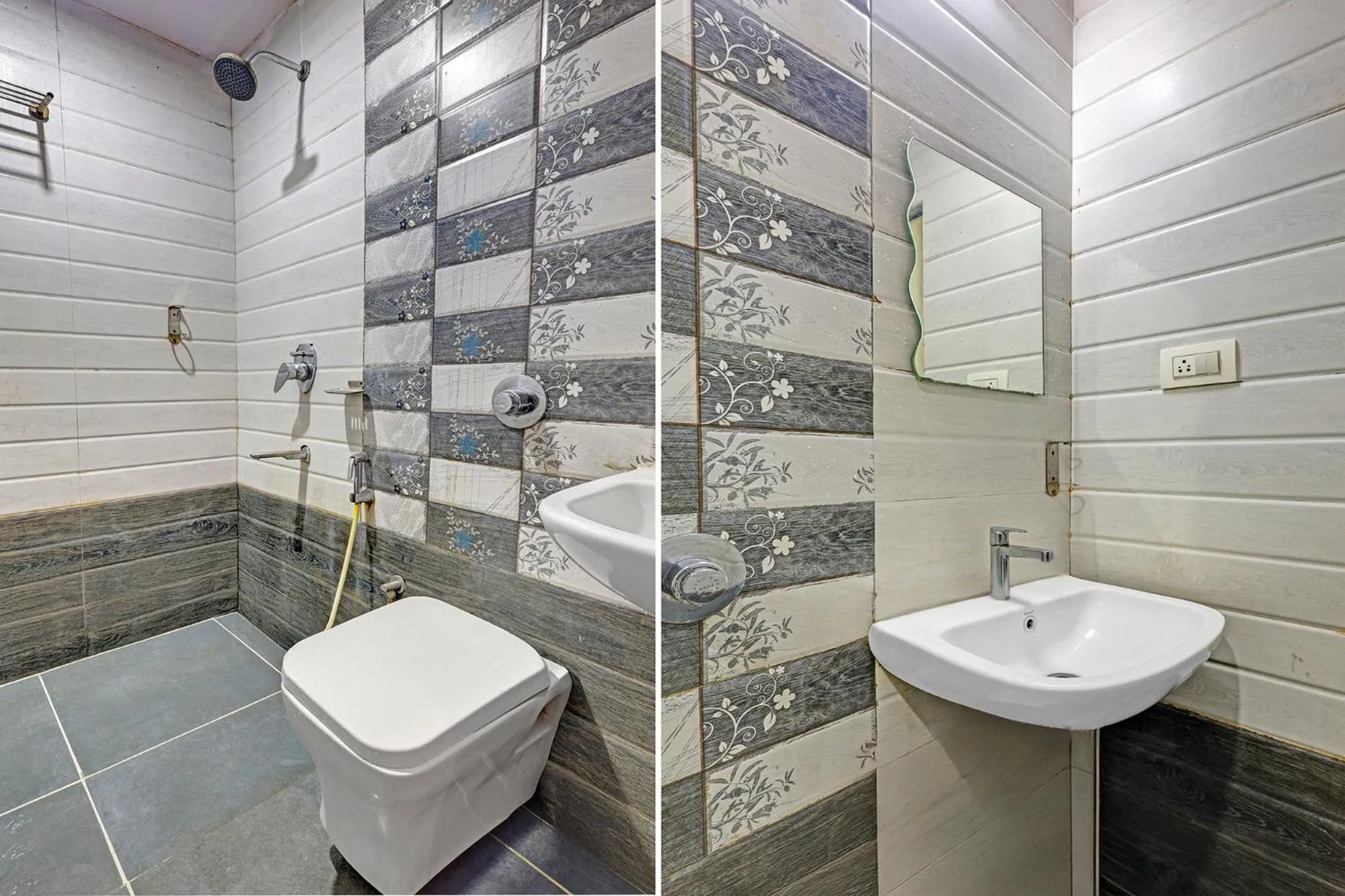 Bathroom in FabHotel Siddarth Grand