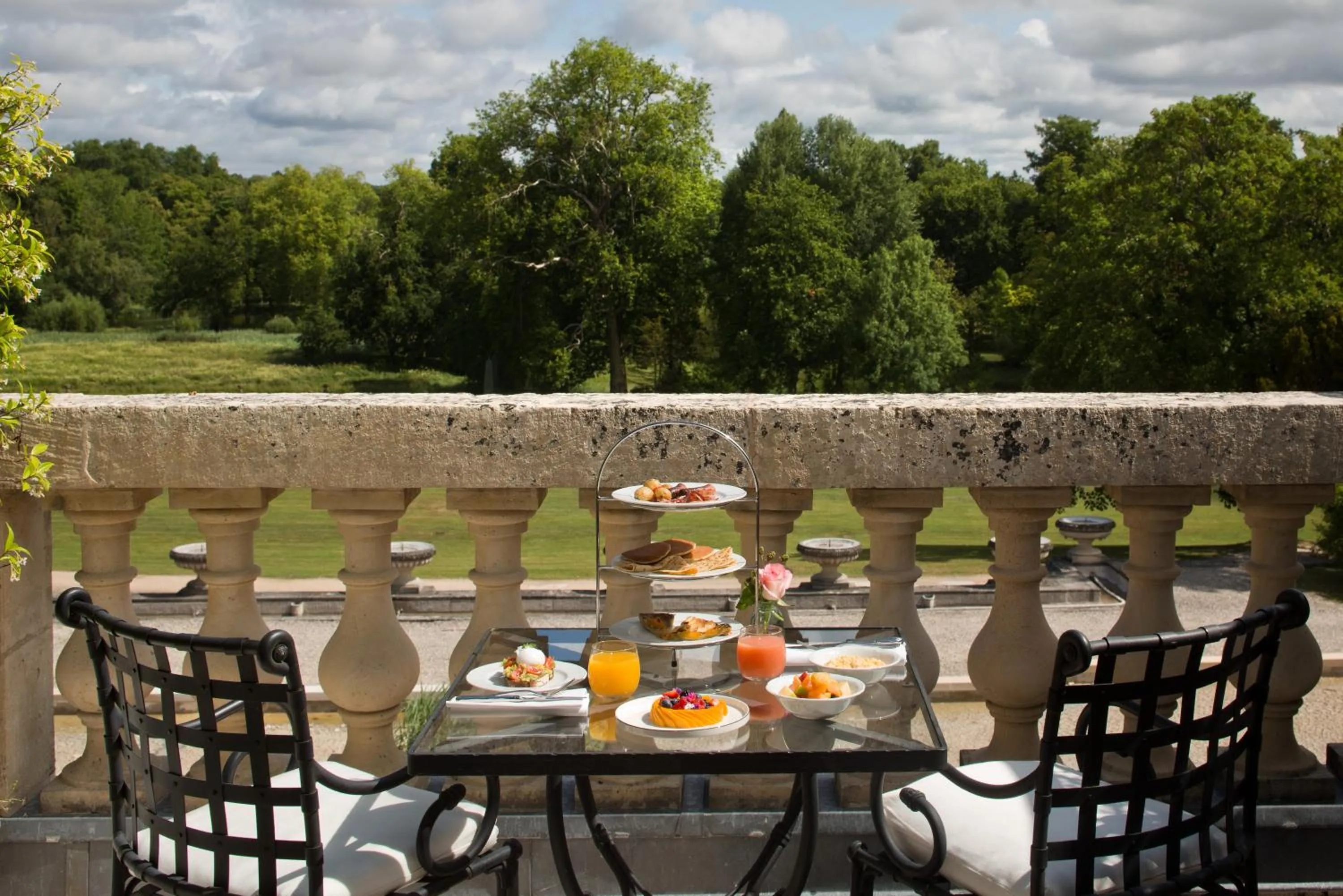 Balcony/Terrace in Auberge du Jeu de Paume