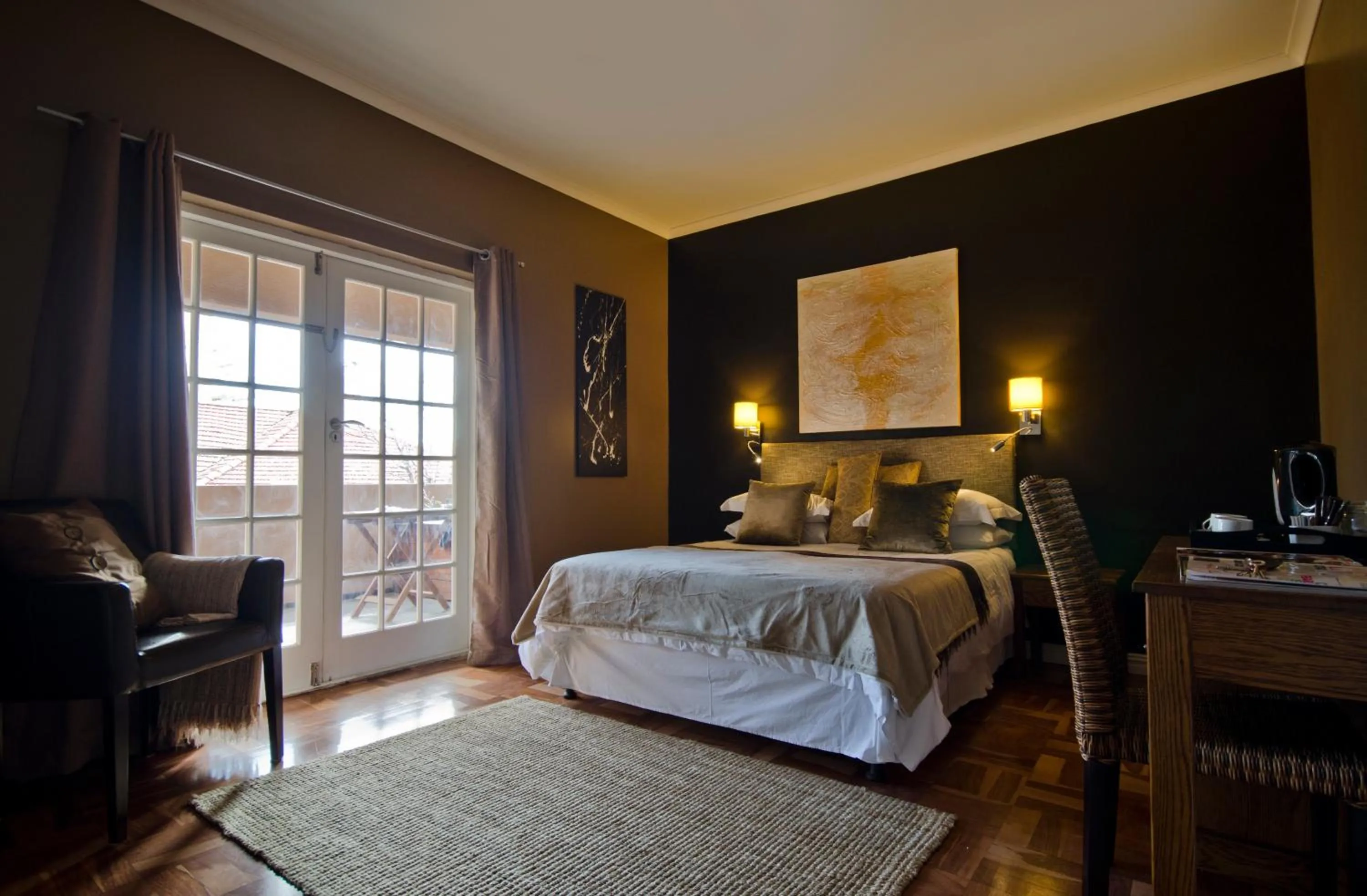 Bed in Villa Costa Rose