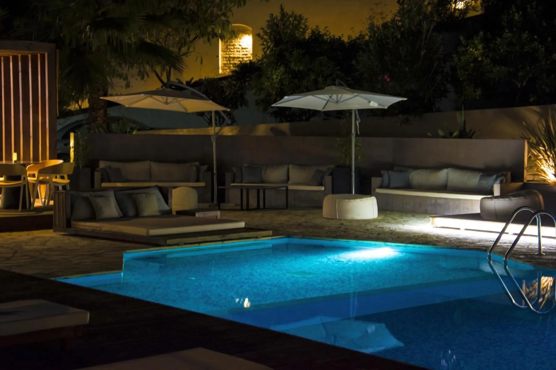 Night in Ionian Eye Design Studios & Spa