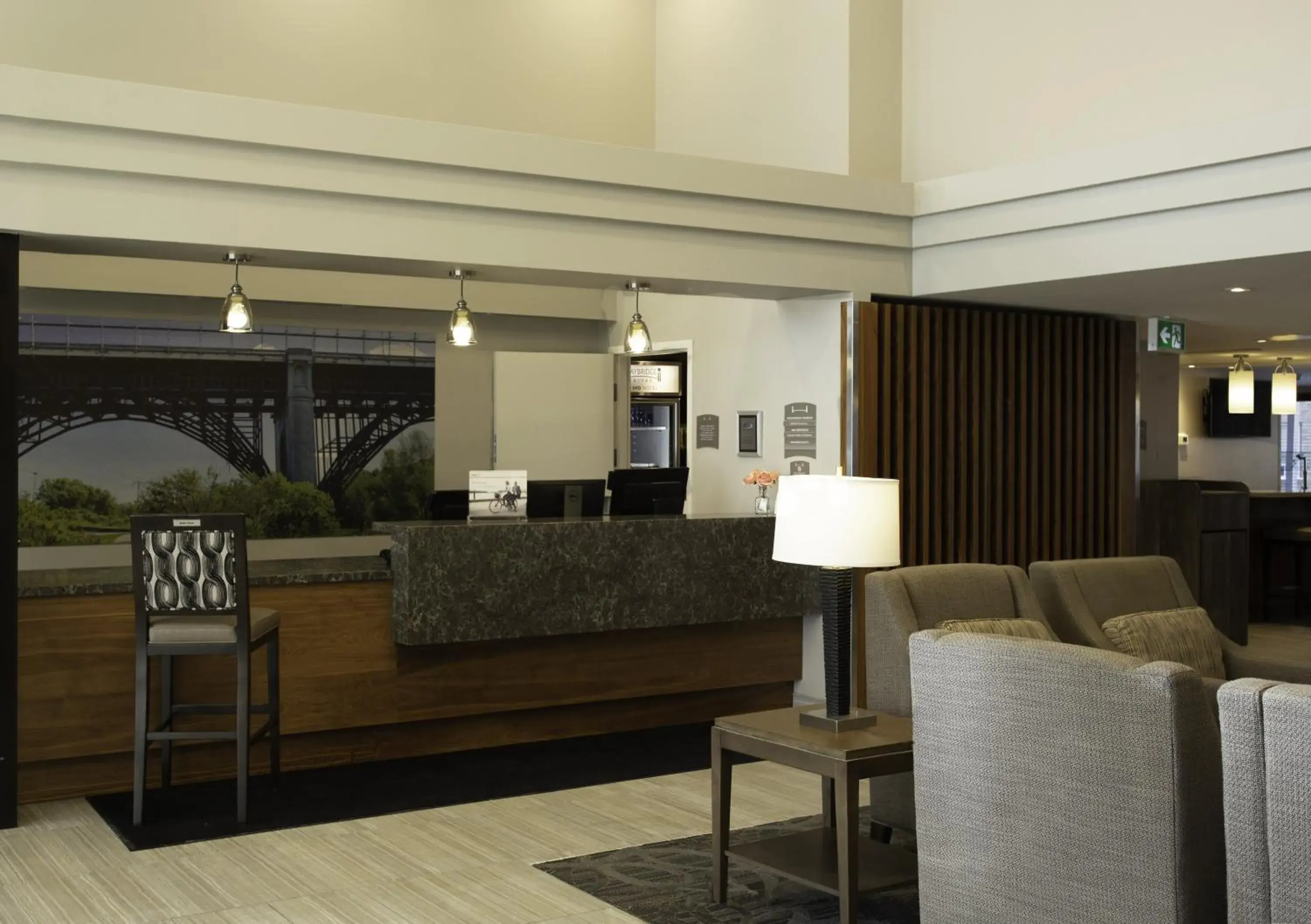 Lobby or reception in Staybridge Suites Toronto - Vaughan South, an IHG Hotel Lobby or reception in Staybridge Suites Toronto - Vaughan South, an IHG Hotel