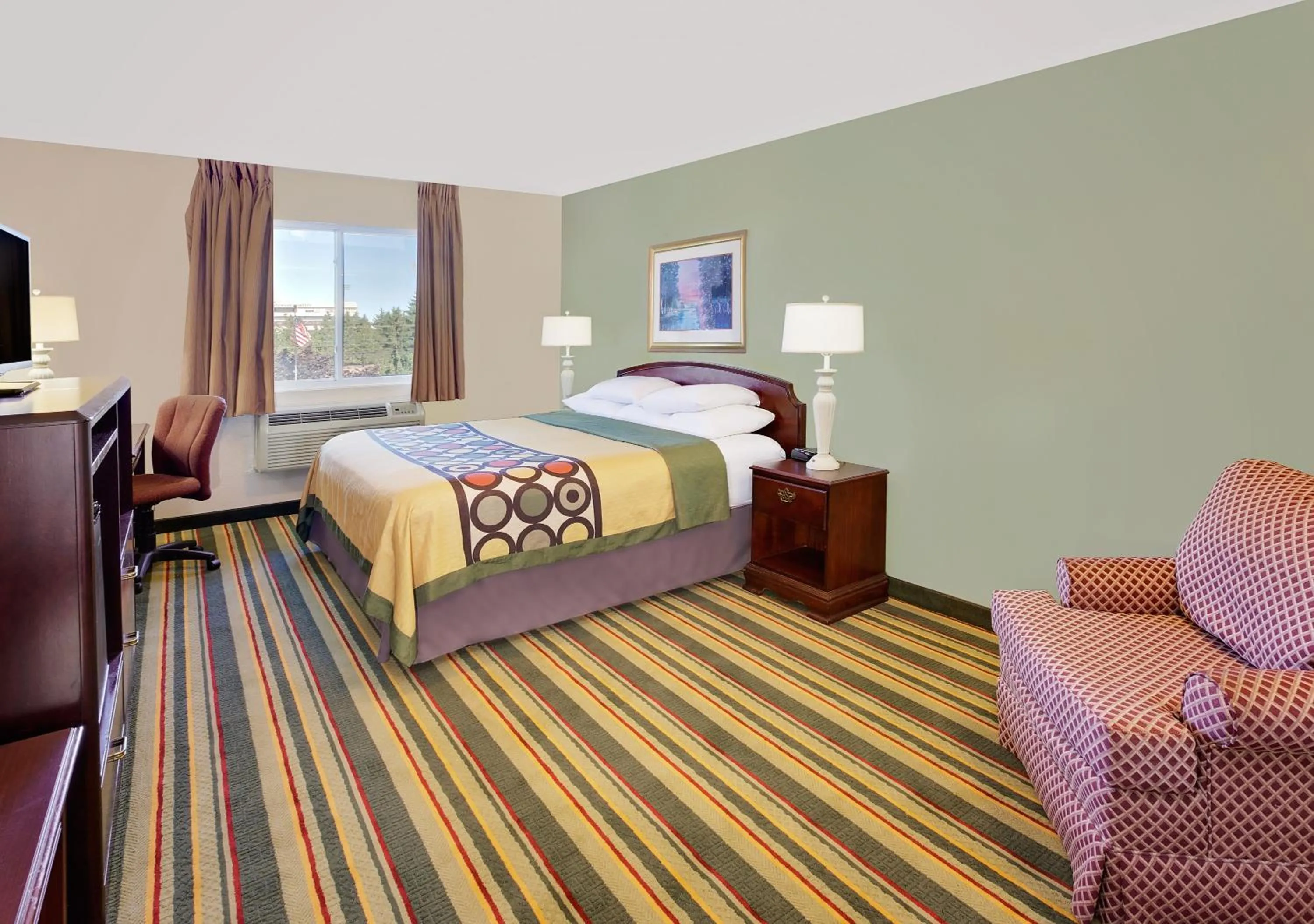 TV and multimedia, Bed in Super 8 by Wyndham Mt. Pleasant