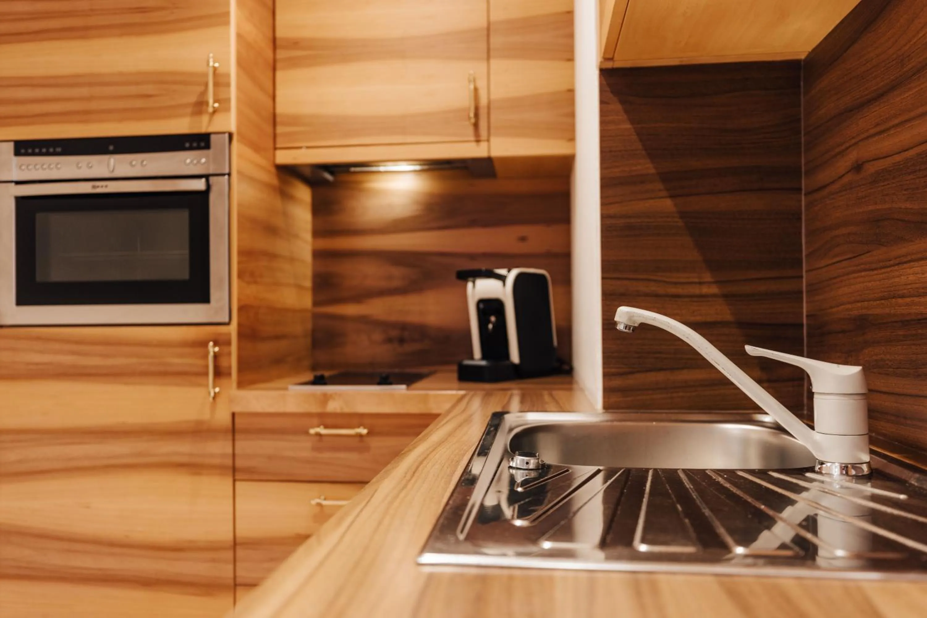 Kitchen or kitchenette in Apartments Bachmair