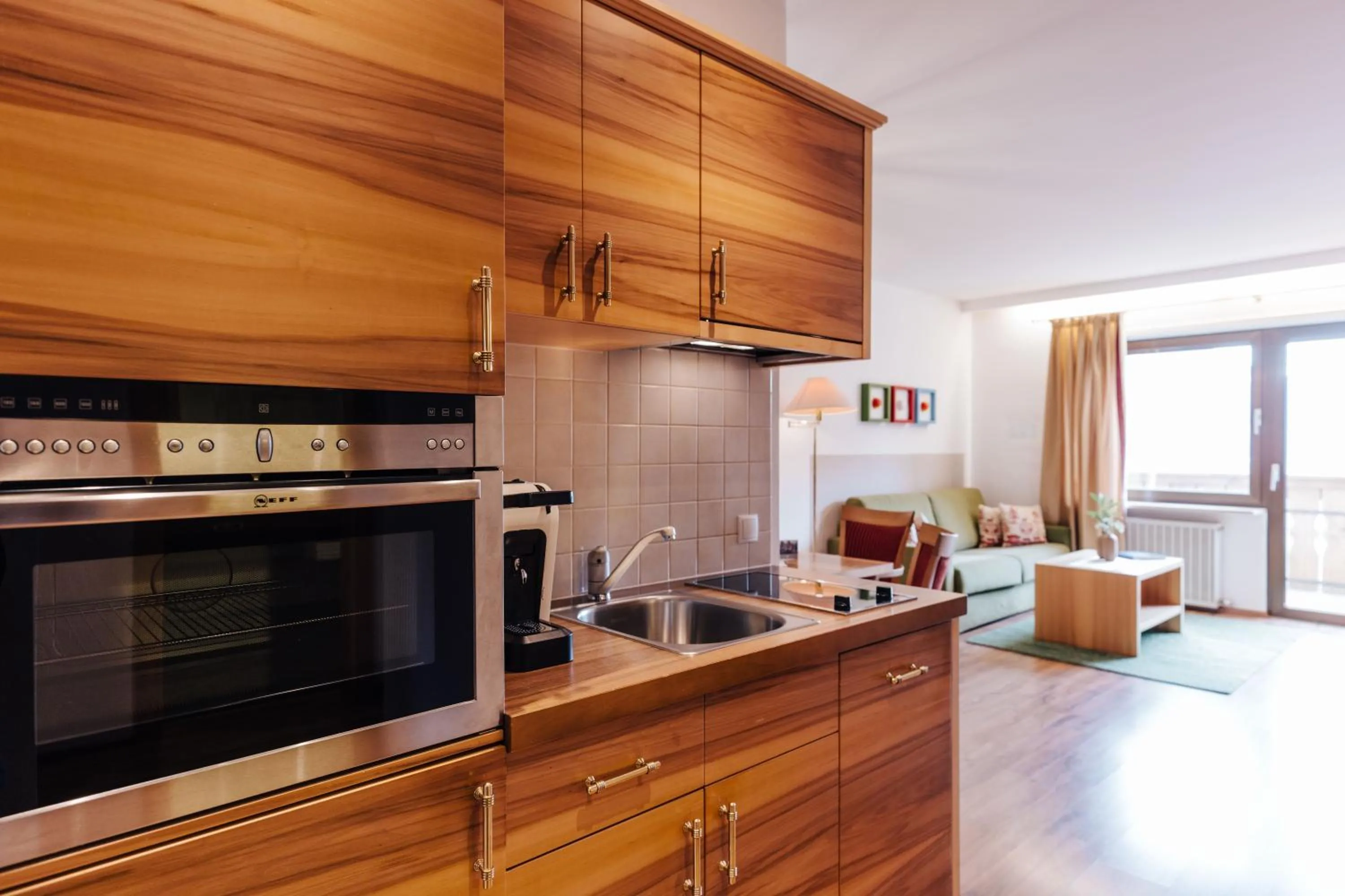 Kitchen or kitchenette in Apartments Bachmair