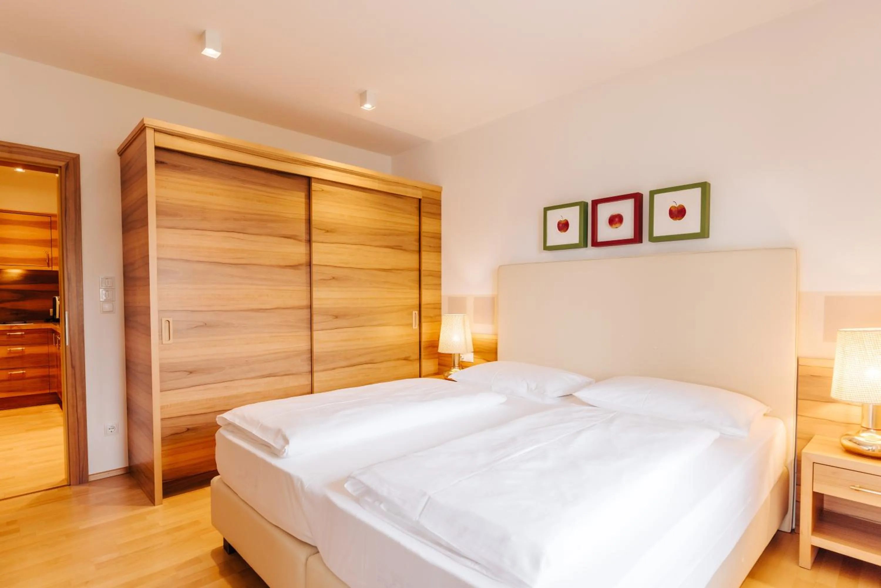 Bedroom, Bed in Apartments Bachmair