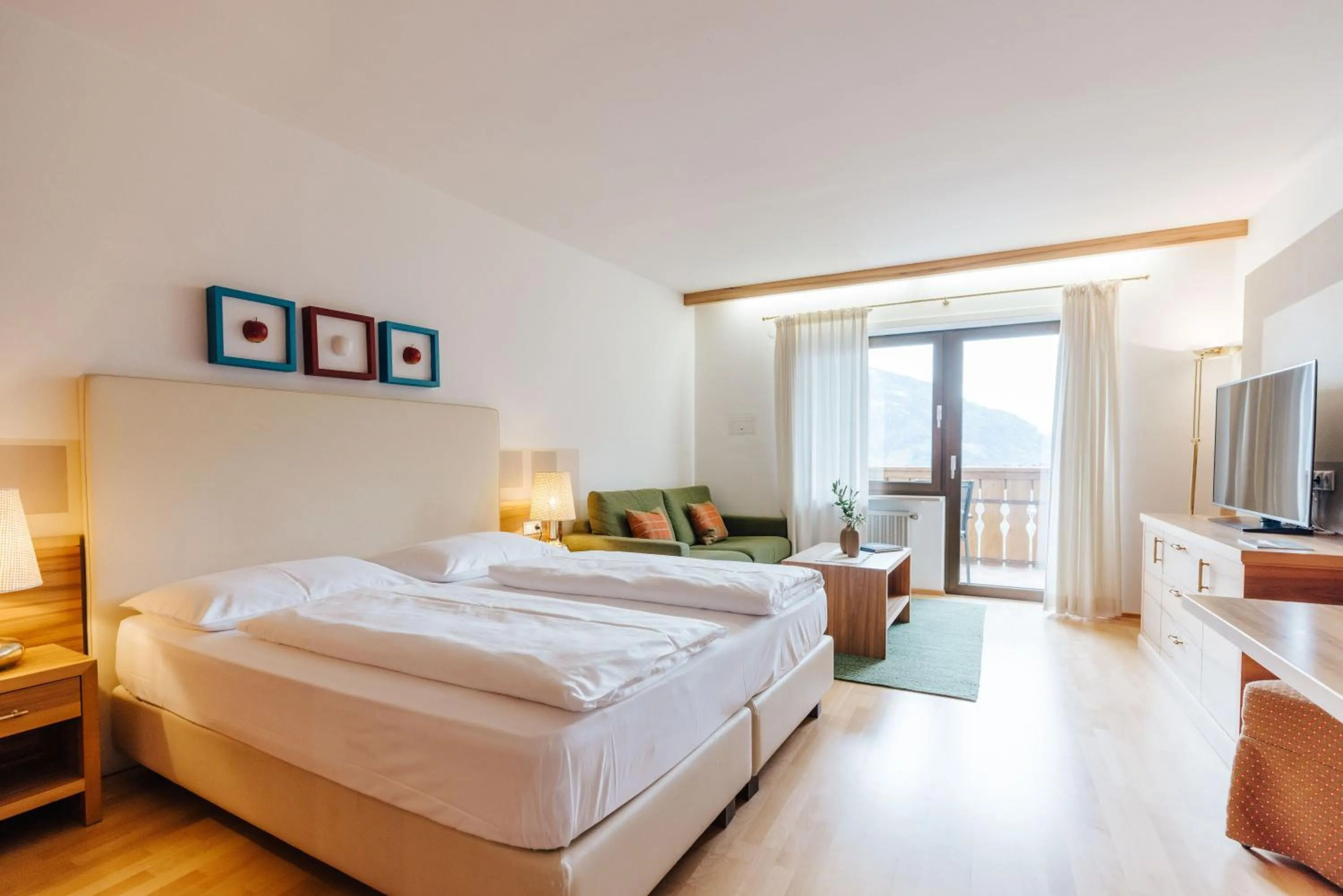 Bedroom, Bed in Apartments Bachmair