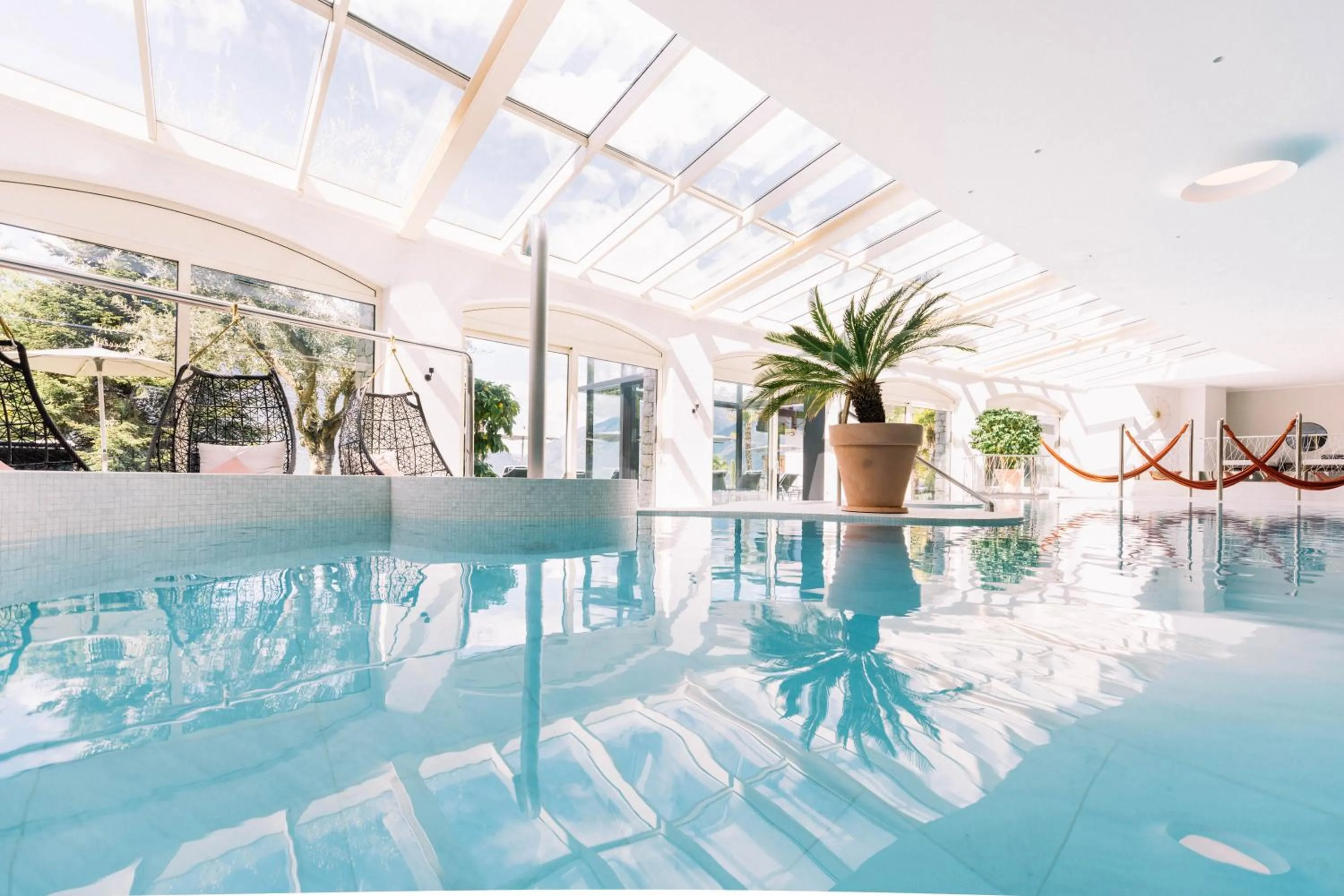 Swimming pool in Apartments Bachmair