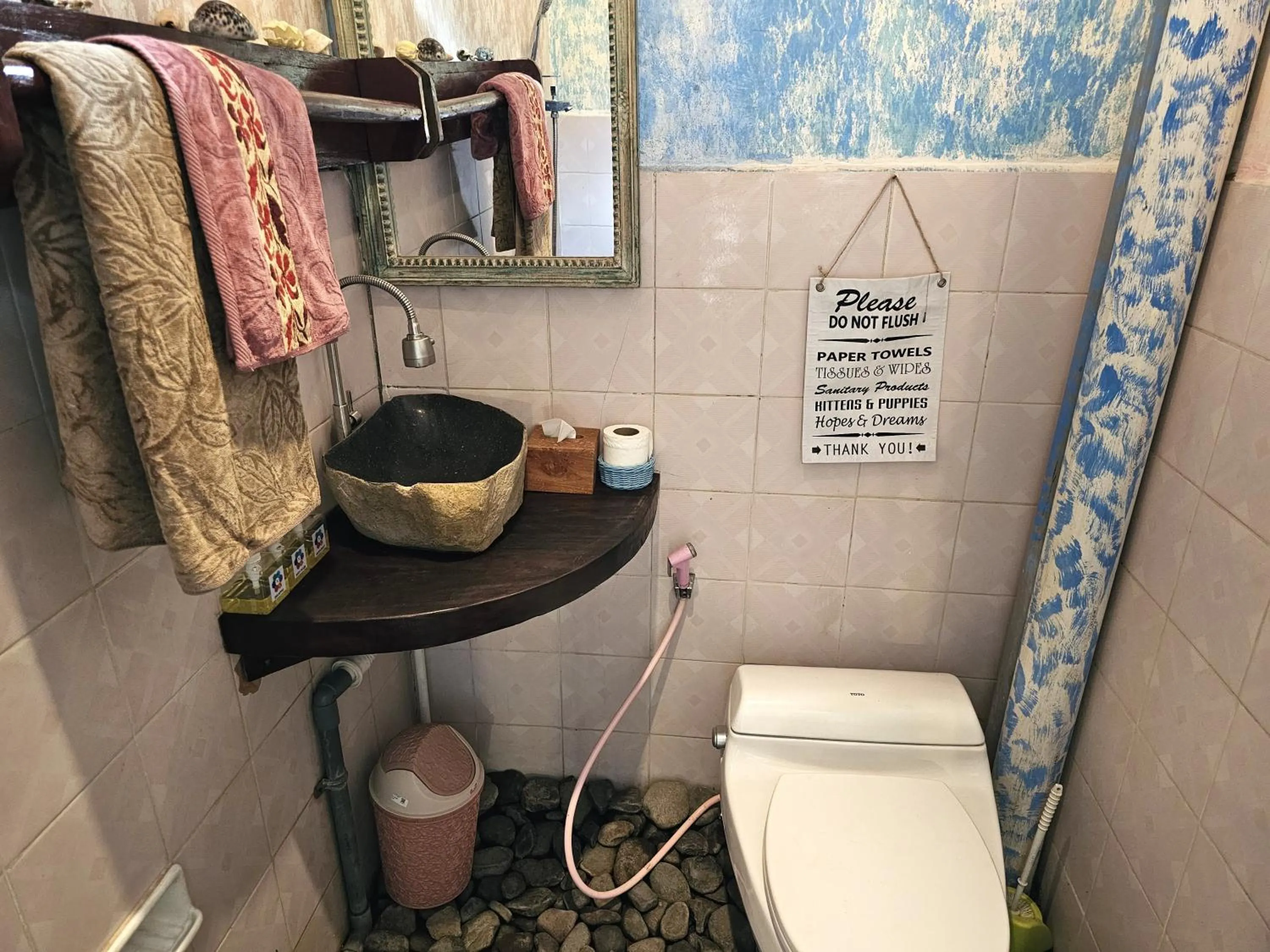 Toilet in Lovina Loca