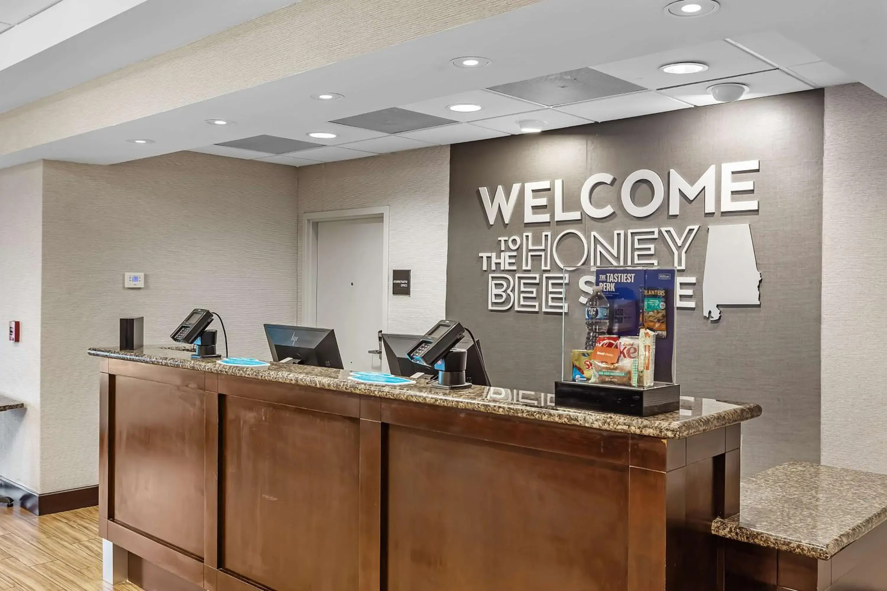 Lobby or reception in Hampton Inn - Atmore Lobby or reception in Hampton Inn - Atmore