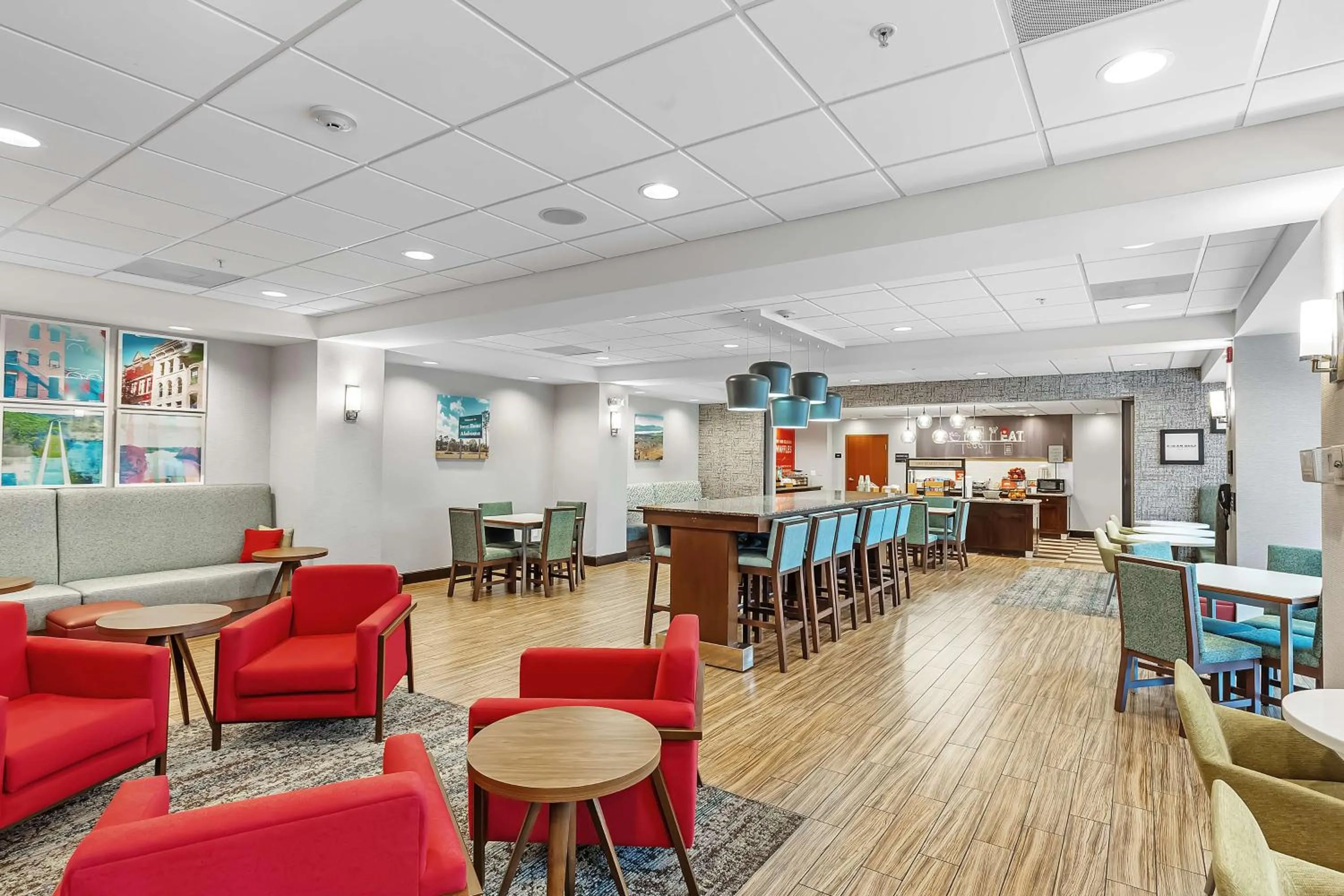 Lobby or reception in Hampton Inn - Atmore
