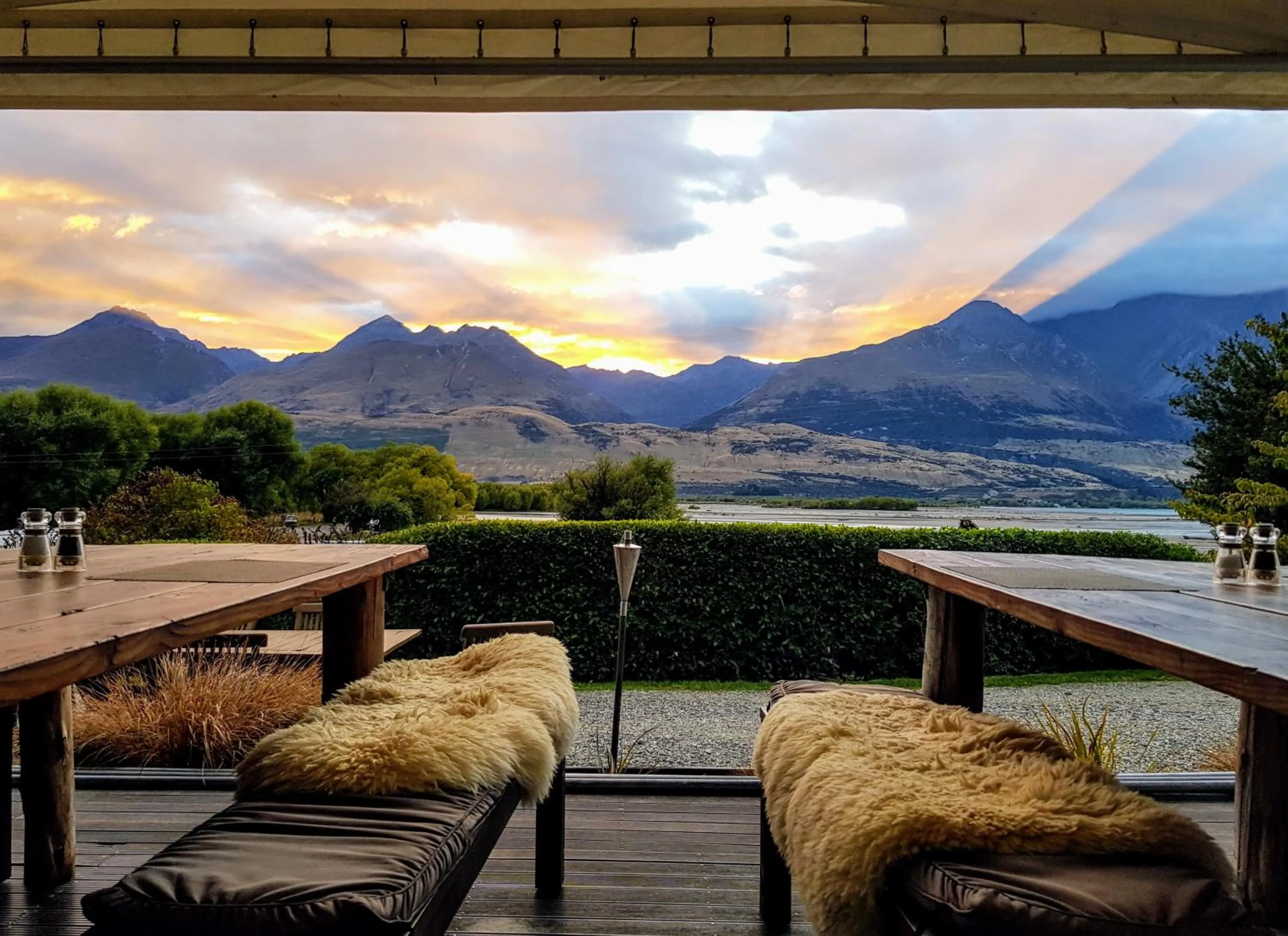 Restaurant/places to eat in Kinloch Wilderness Retreat