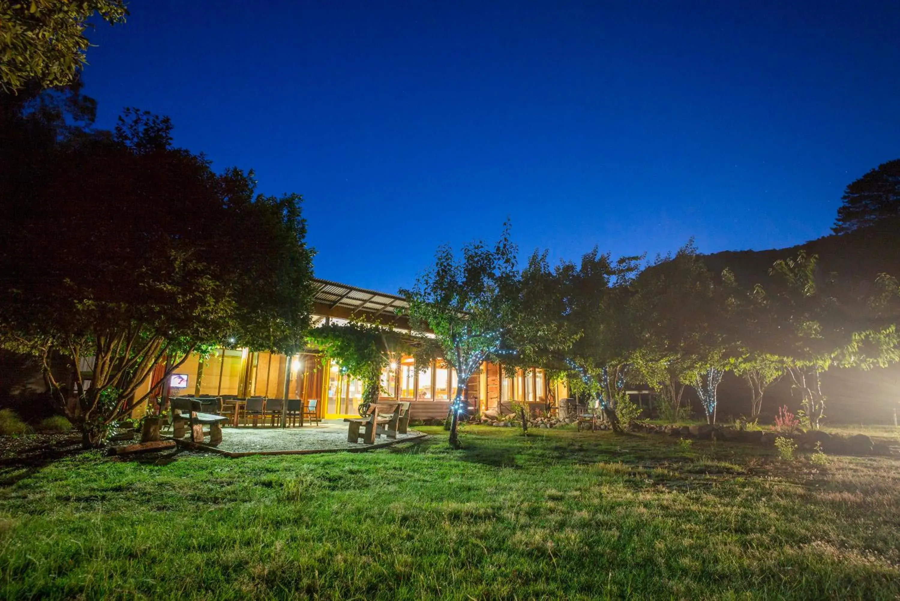 Facade/entrance in YHA Grampians Eco, Halls Gap Facade/entrance in YHA Grampians Eco, Halls Gap