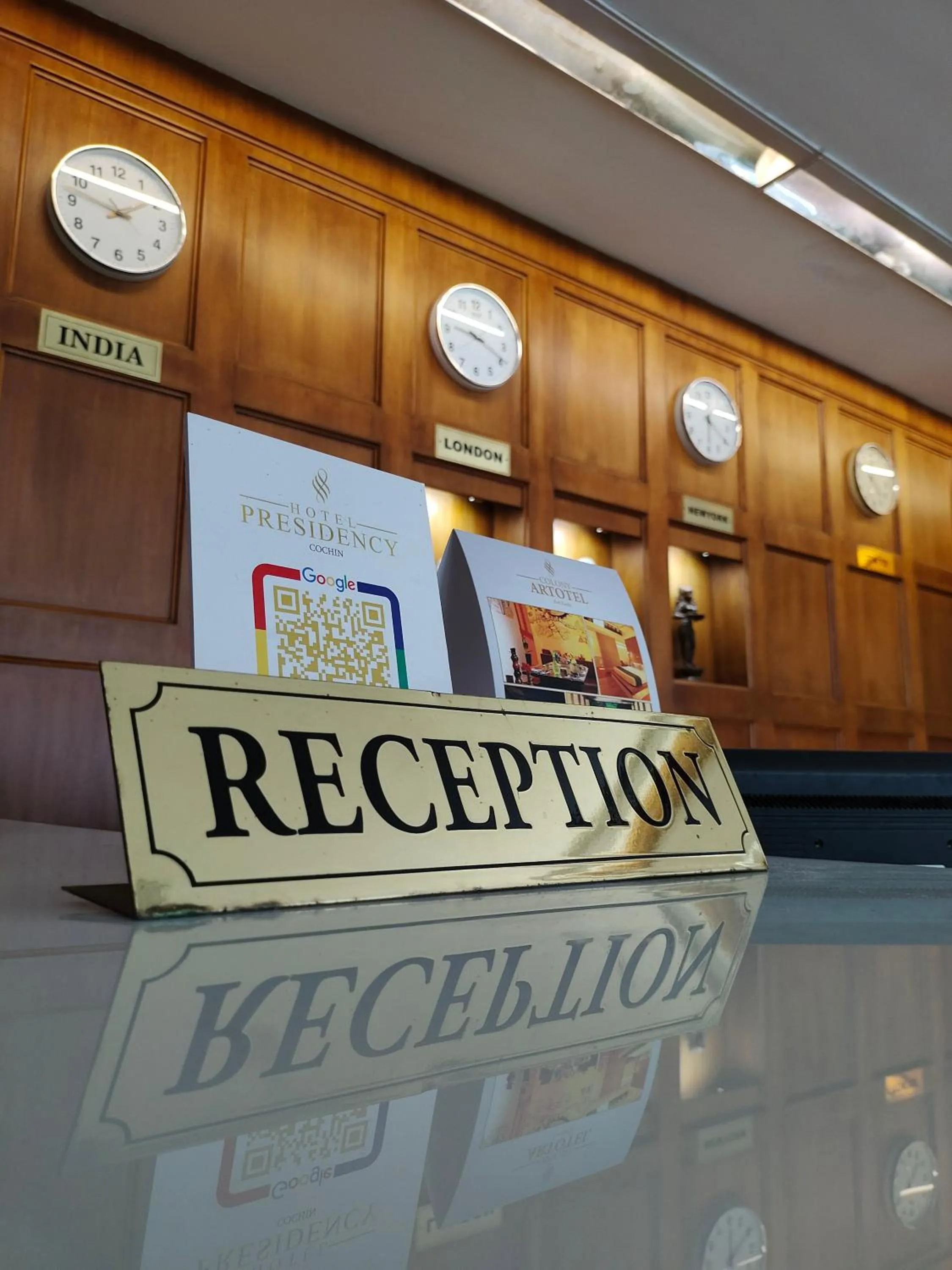 Lobby or reception in Presidency Kochi City Centre