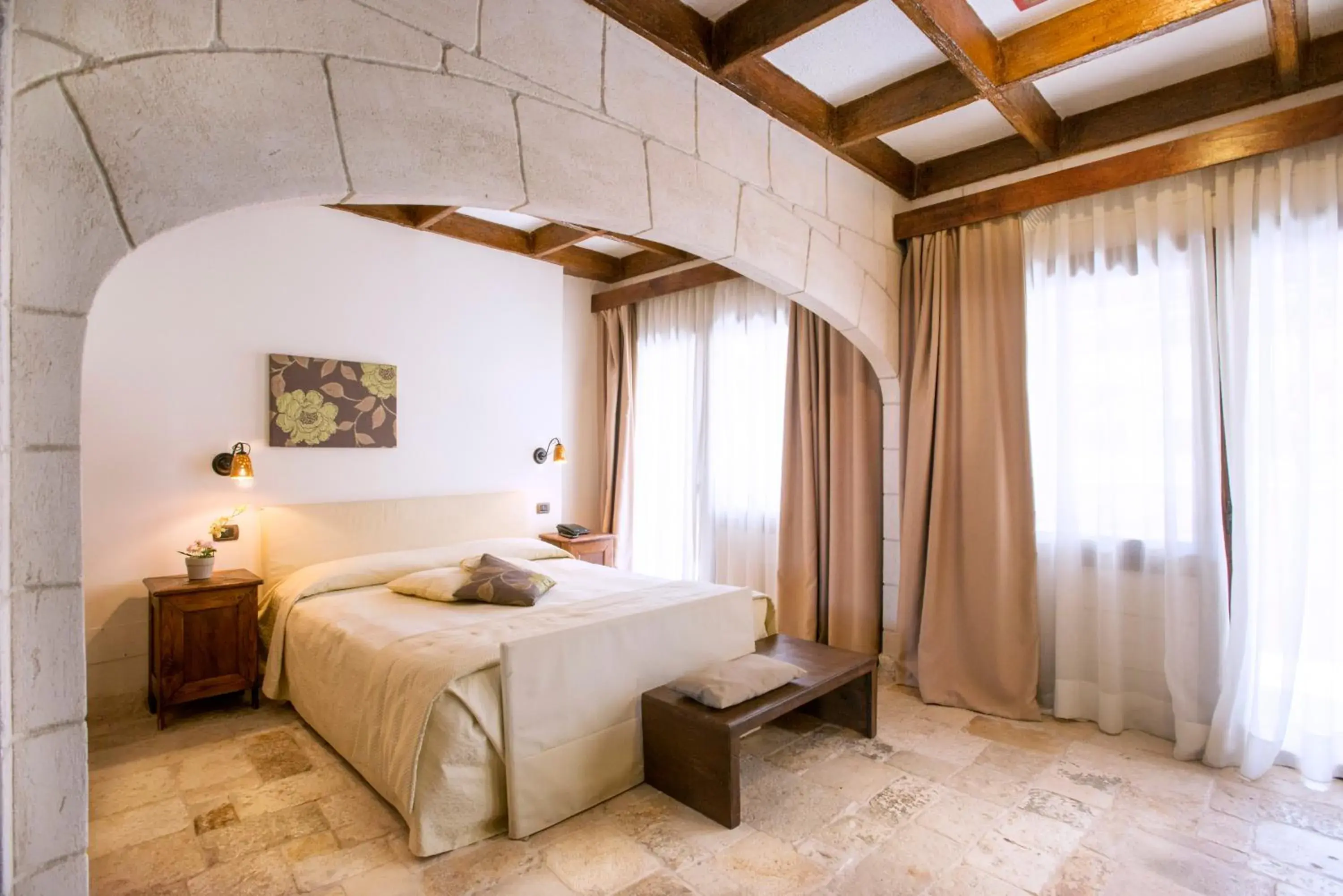 Bed in UNA HOTELS Regina Bari Bed in UNA HOTELS Regina Bari