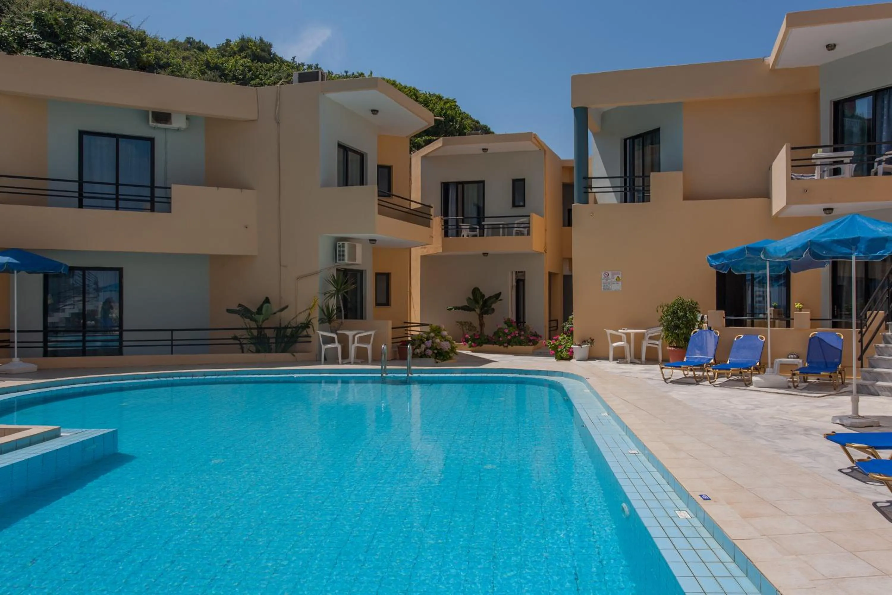 Facade/entrance in Akasti Hotel