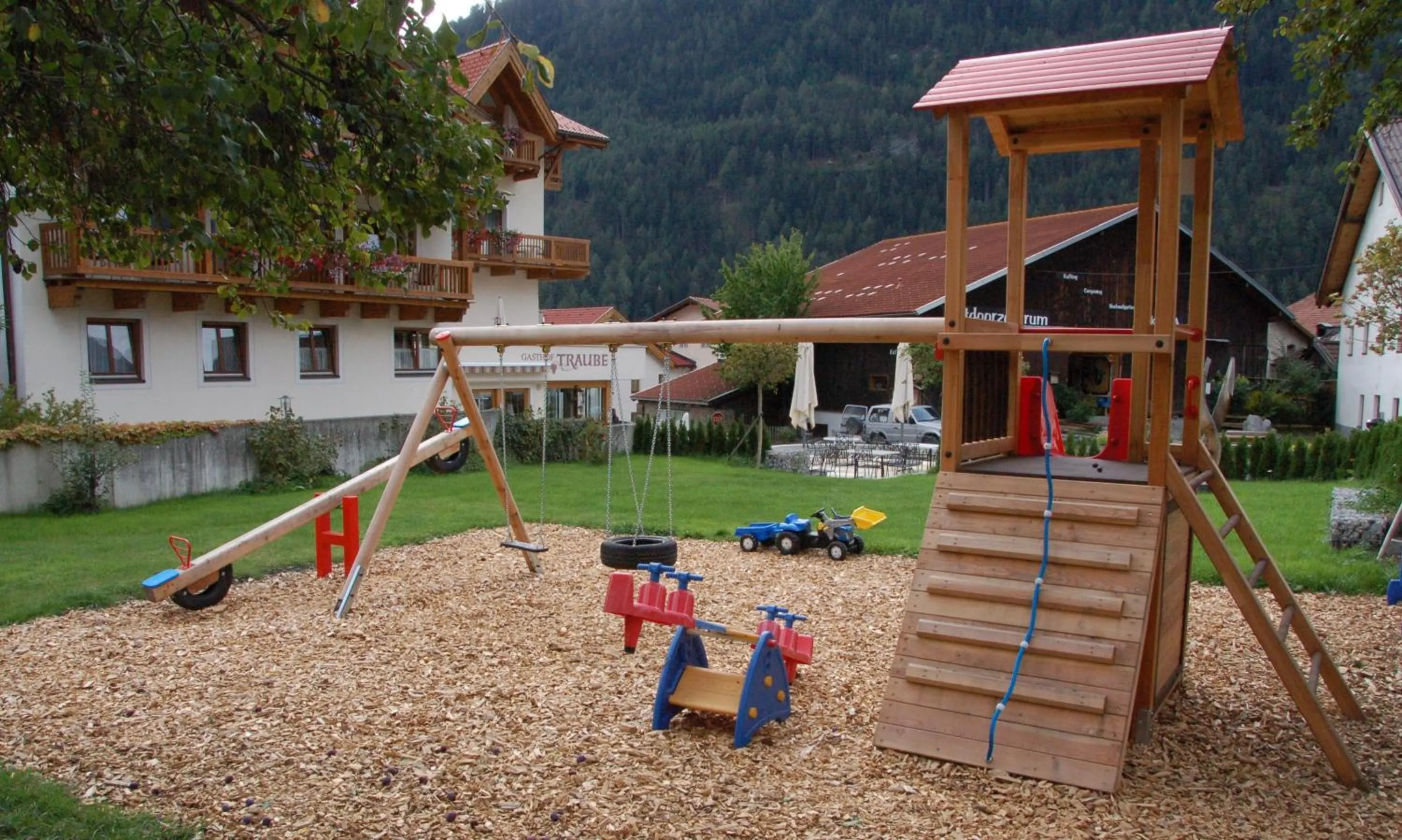Children play ground in Hotel Traube