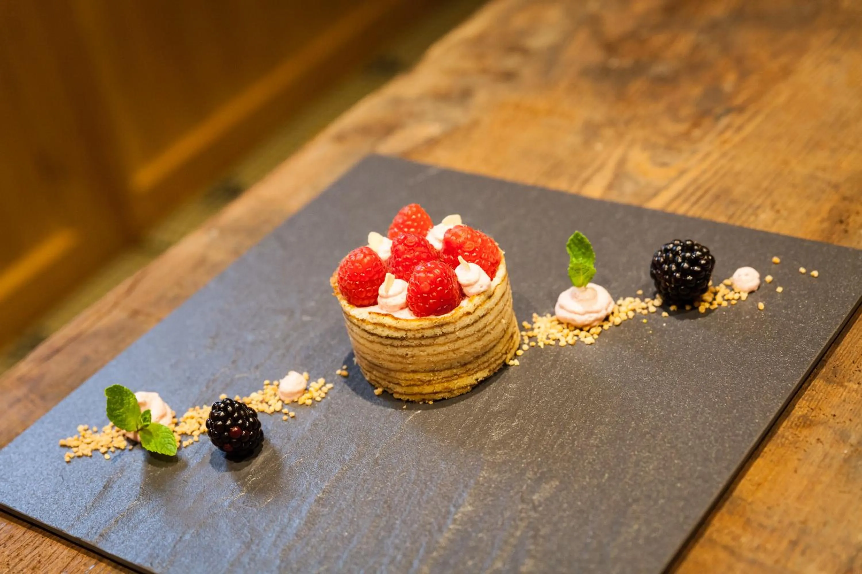 Food and drinks in Hotel Traube