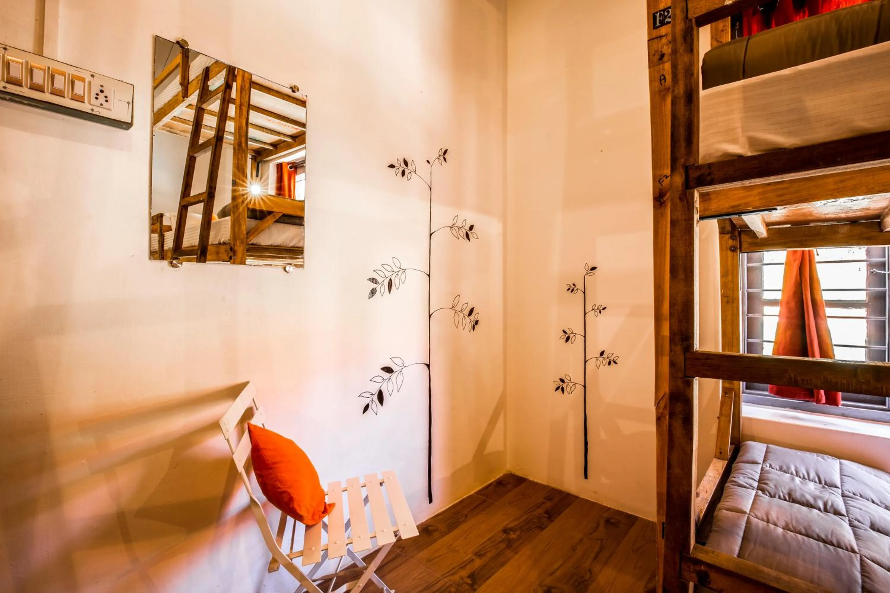 Bed in Zostel Kodaikanal