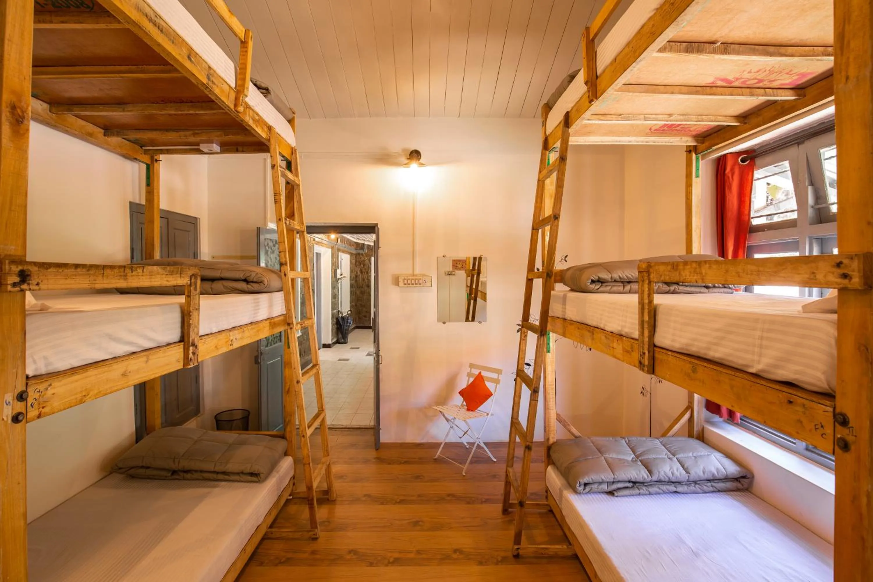 Bed in Zostel Kodaikanal