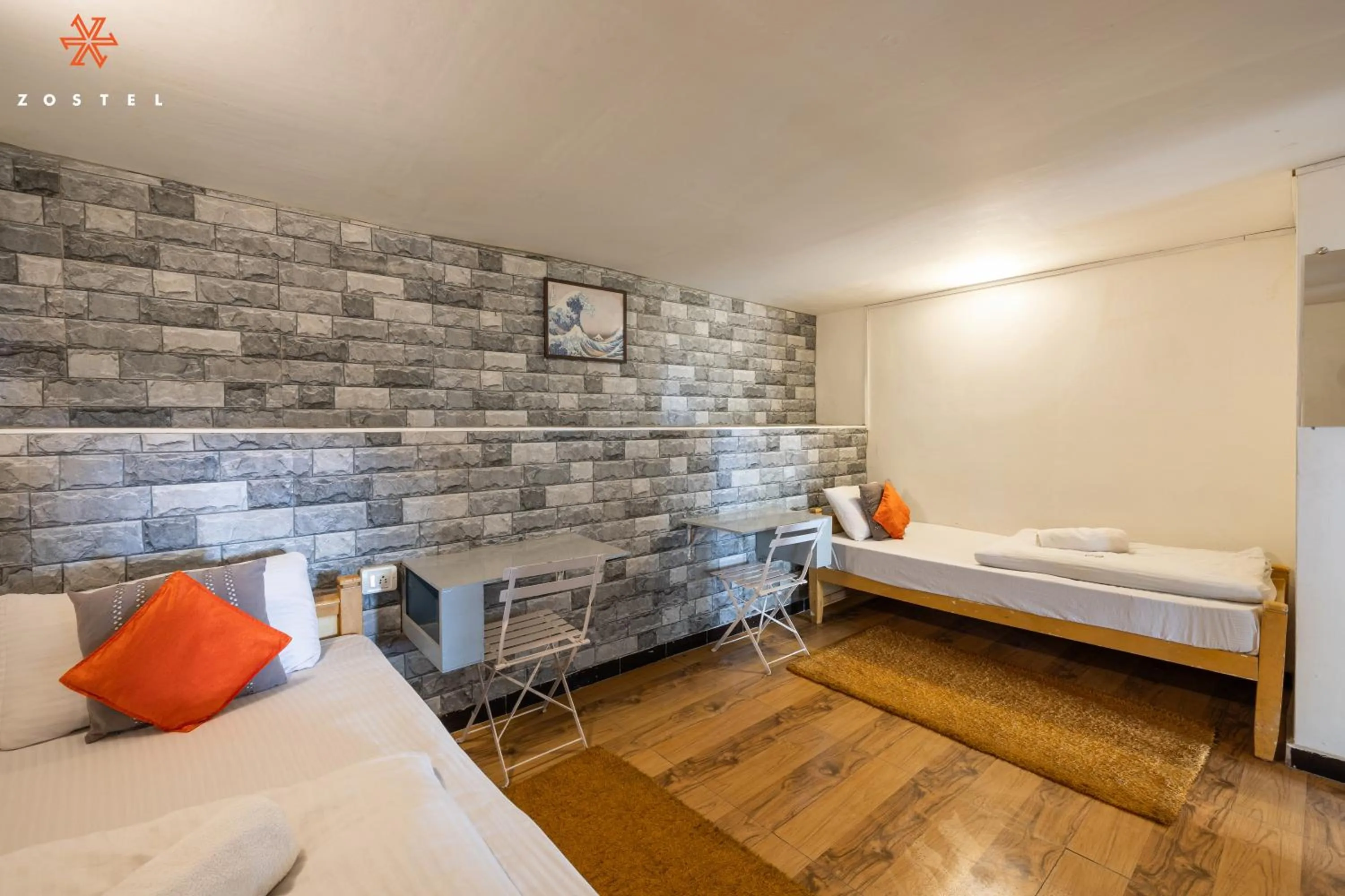 Bed in Zostel Kodaikanal