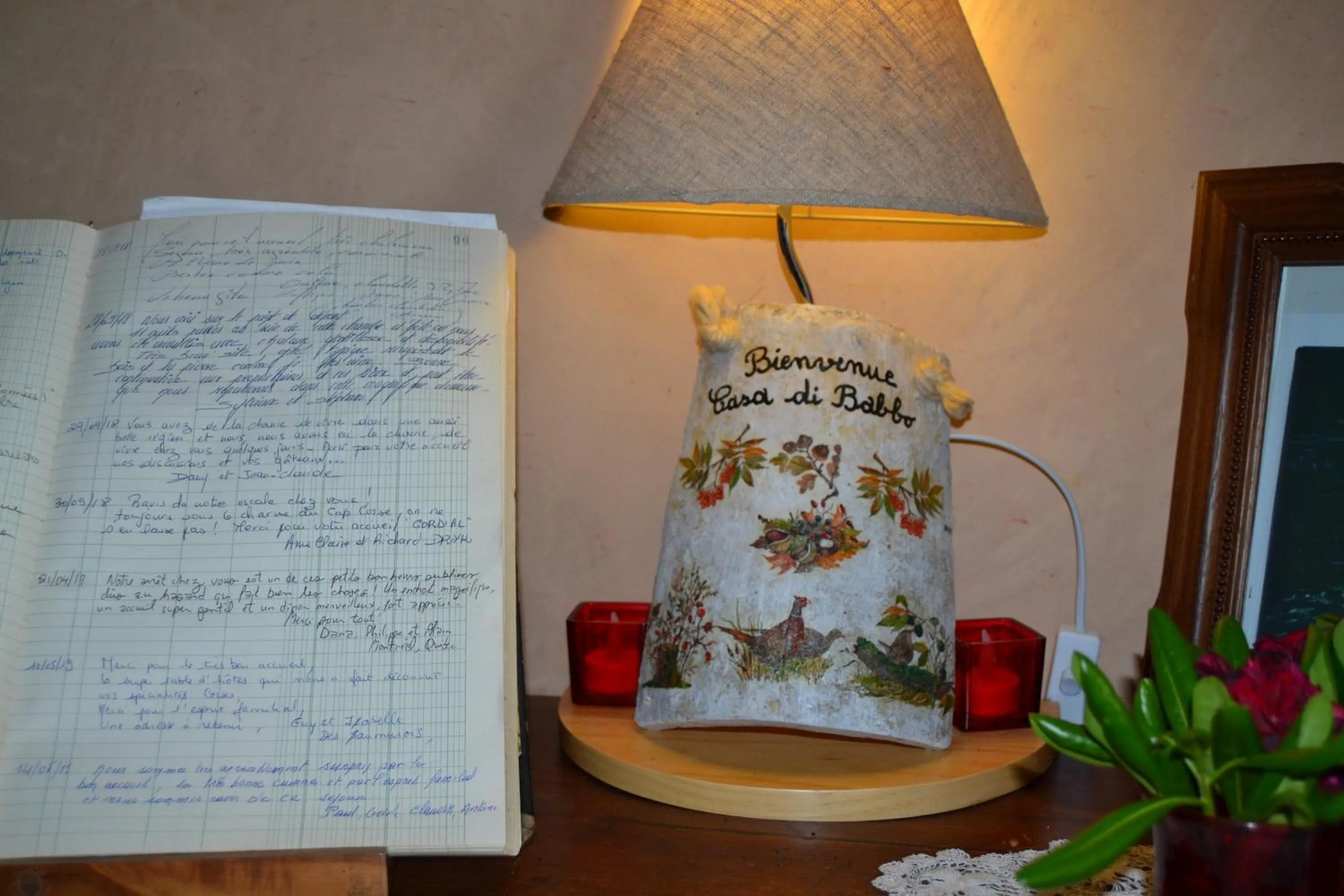 Decorative detail in Casa di Babbo