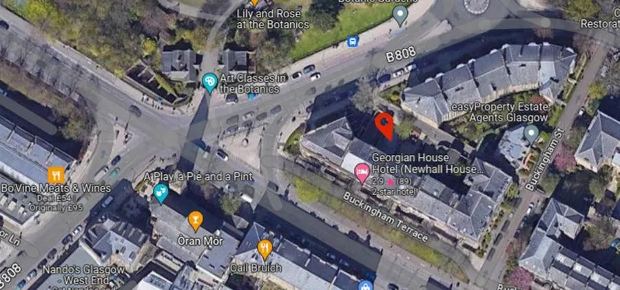 Bird's eye view in The Georgian House