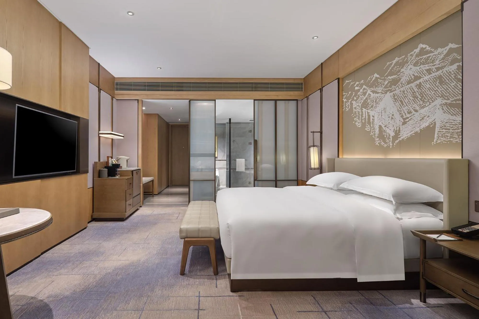 Bed in Dongguan DongCheng International Hotel