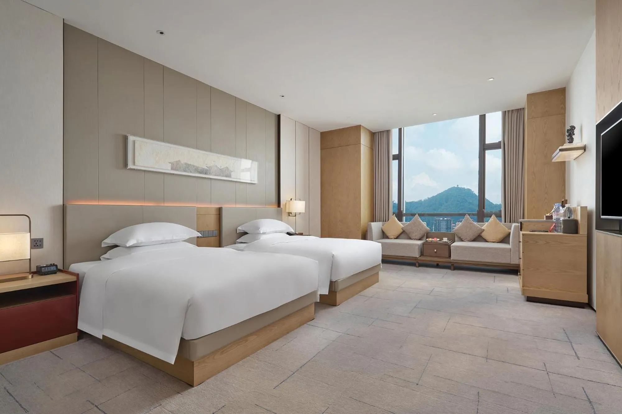 Bed in Dongguan DongCheng International Hotel