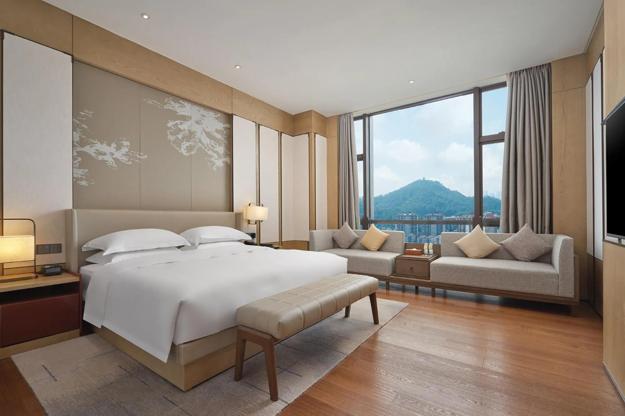 Bed in Dongguan DongCheng International Hotel