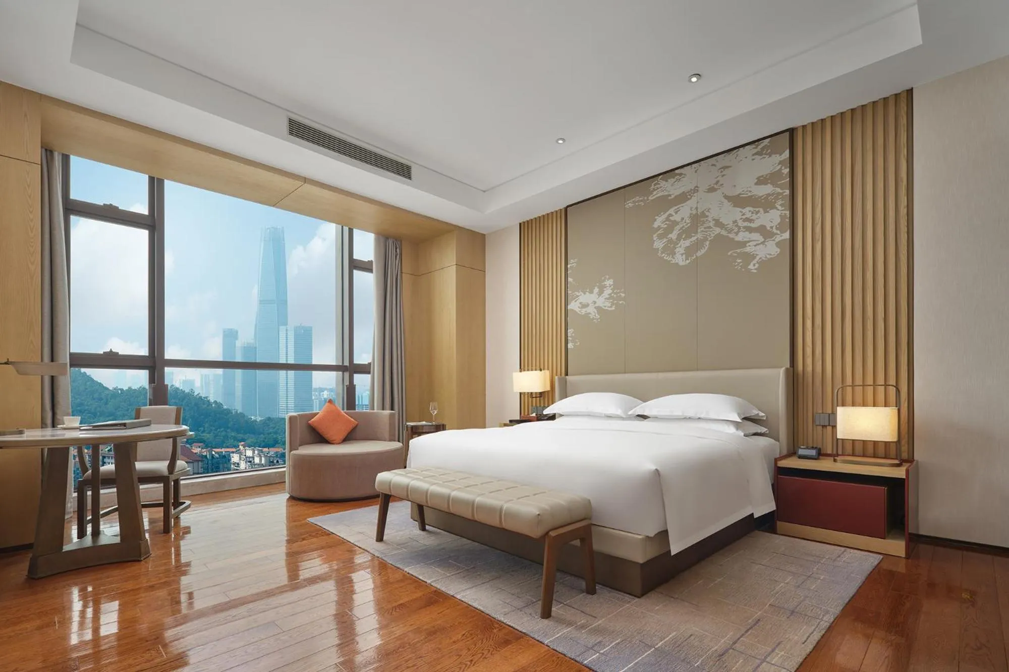 Bed in Dongguan DongCheng International Hotel